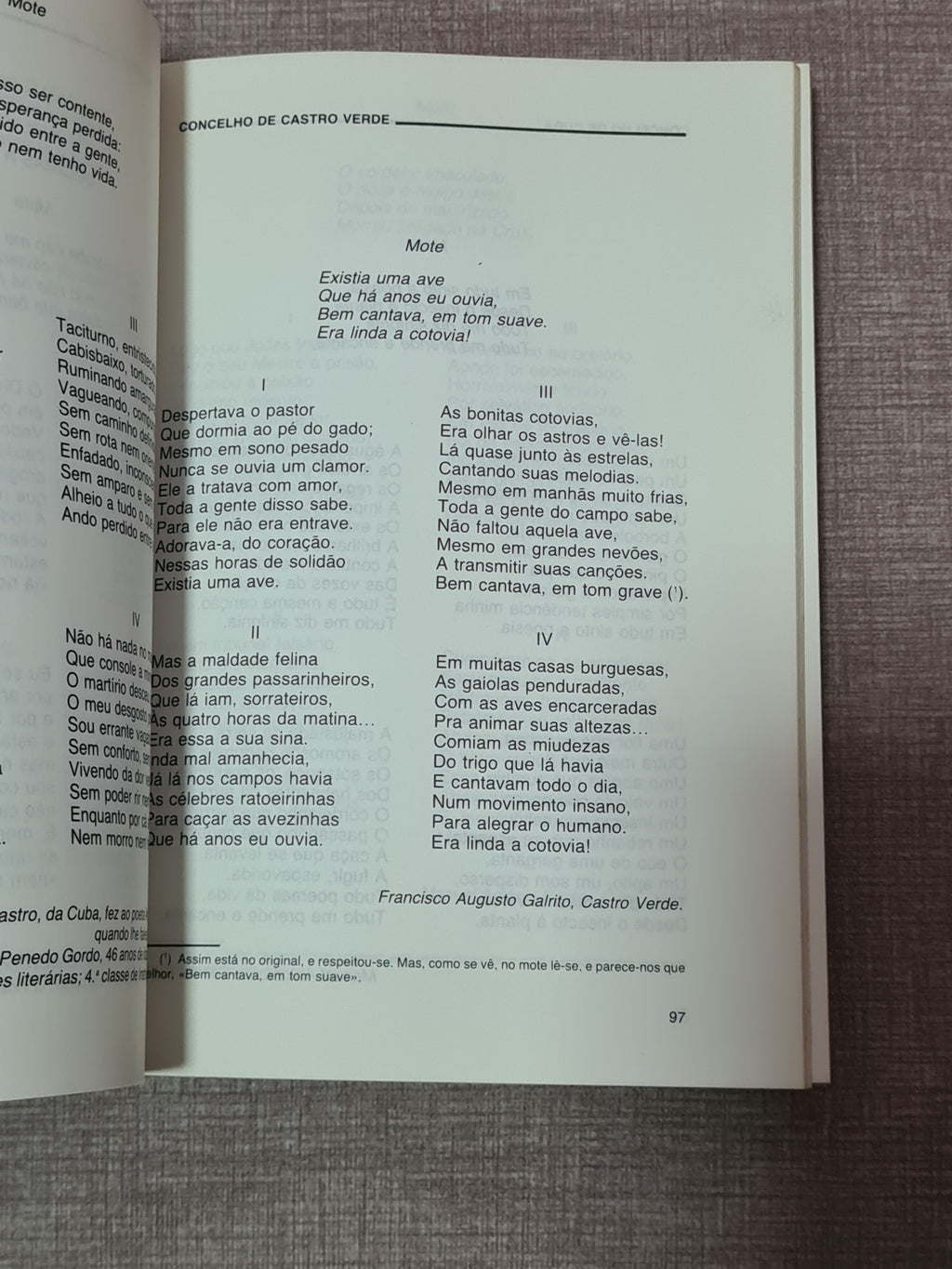 Literatura popular do distrito de Beja