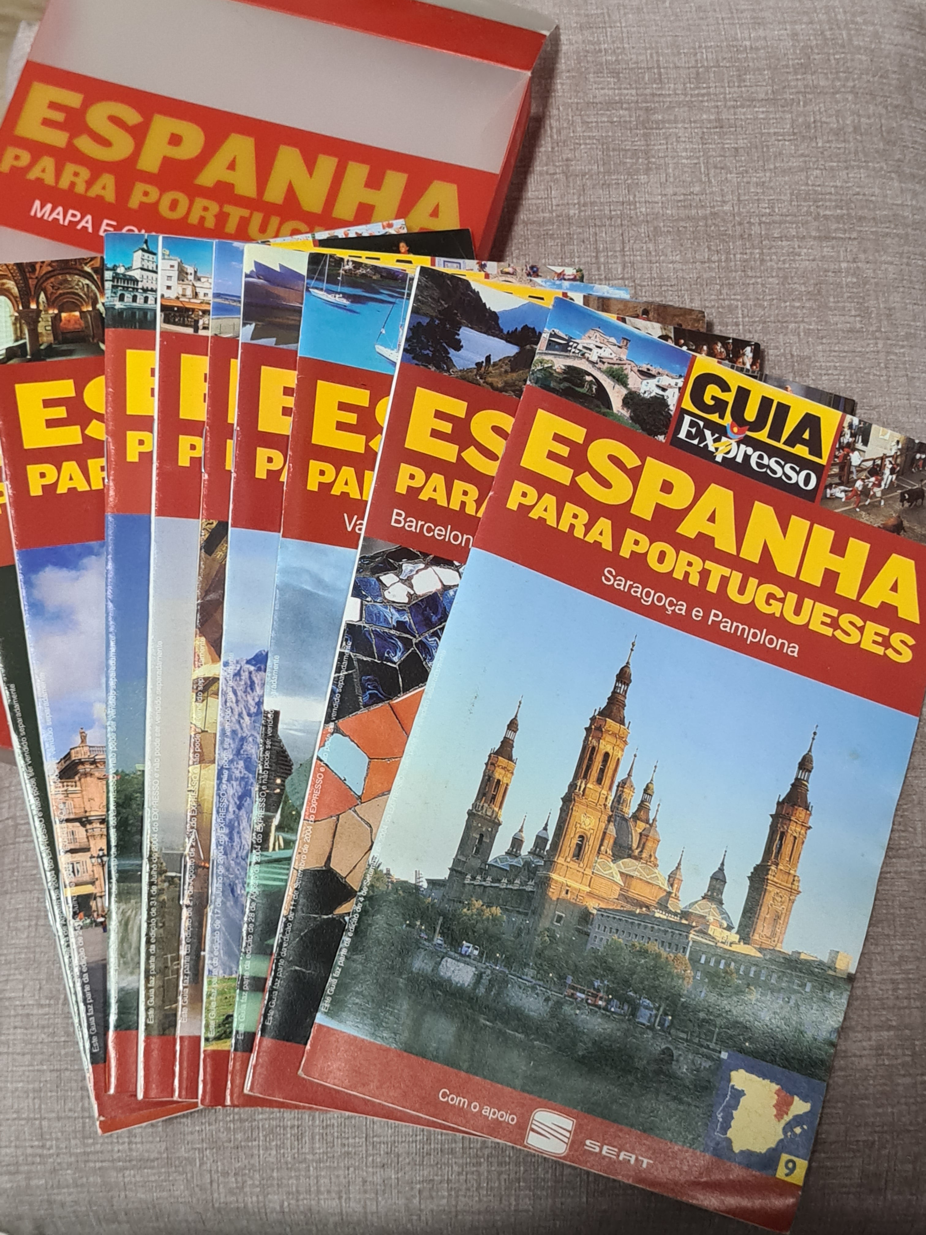 Espanha para Portugueses - mapa e guia para 10 destinos