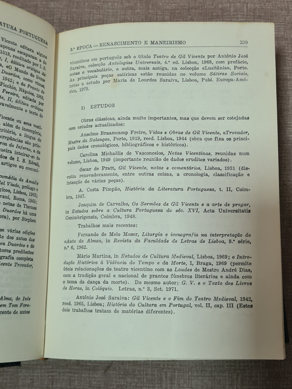 História da literatura Portuguesa