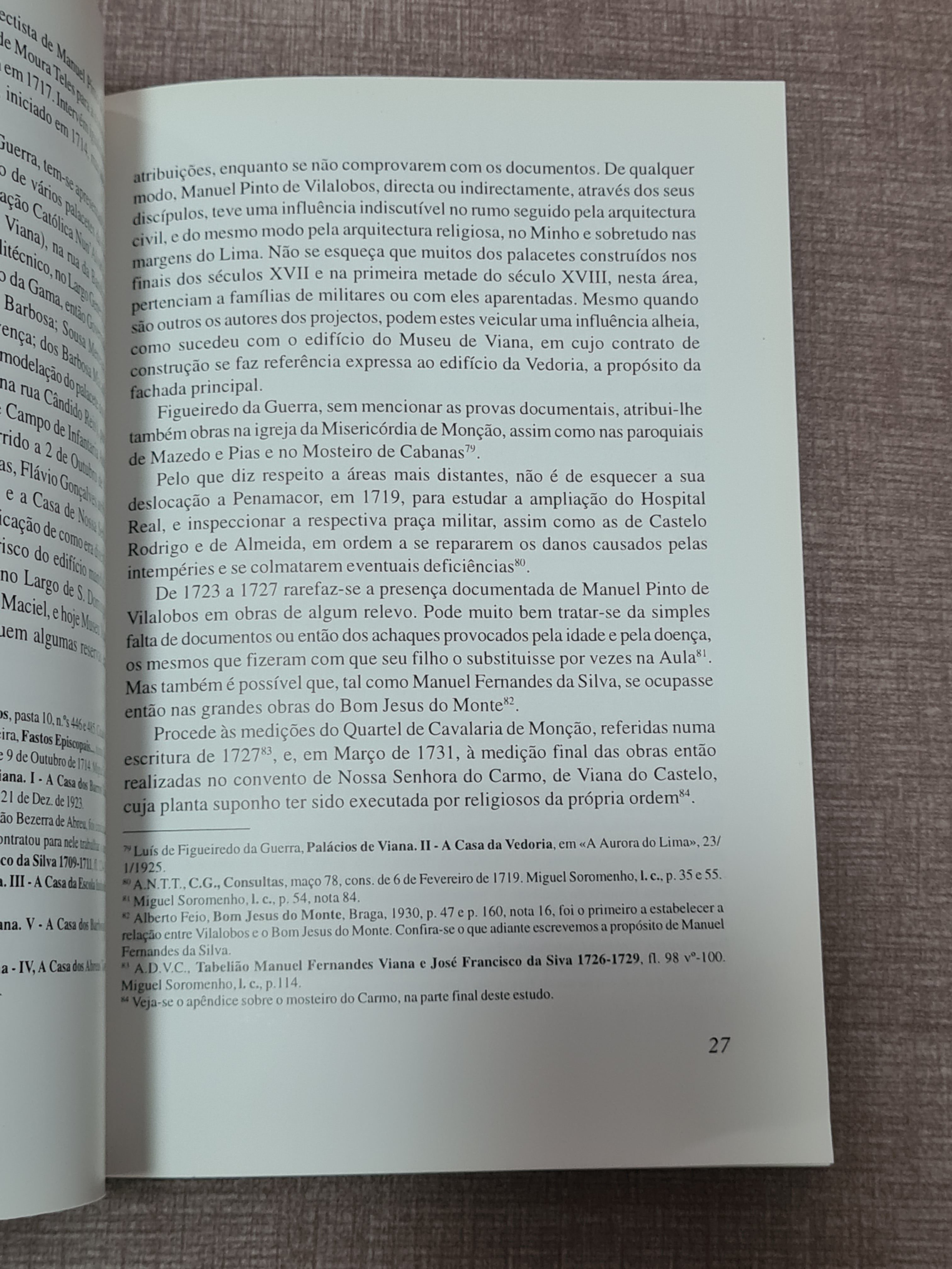 Caminhos da História da Arte no noroeste de Portugal no primeiro quartel do séc. XVIII