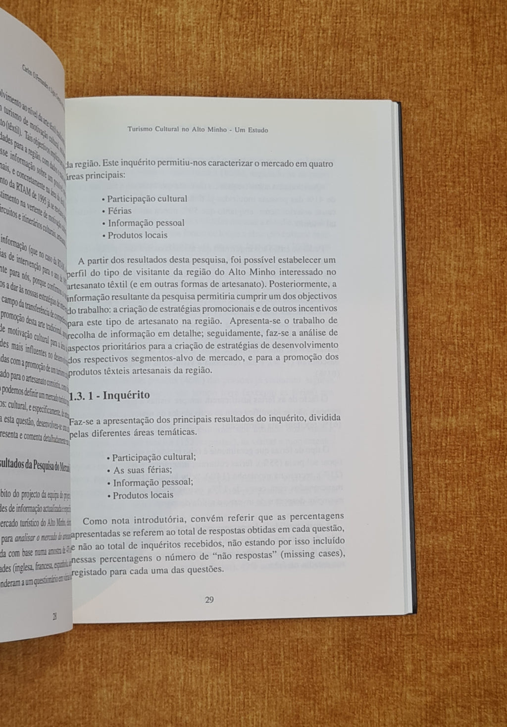 Cultural tourism in Alto Minho - a study
