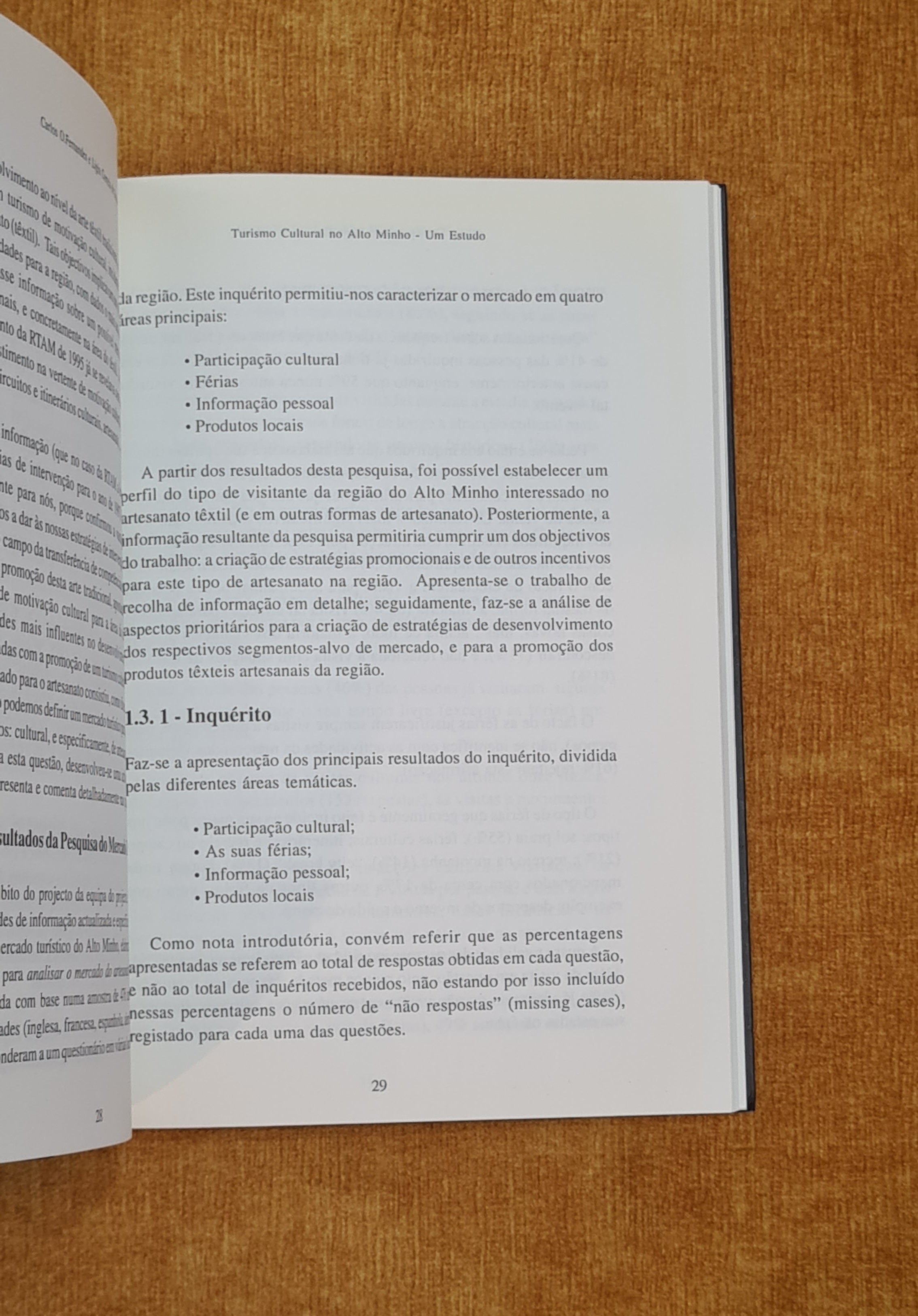 Cultural tourism in Alto Minho - a study