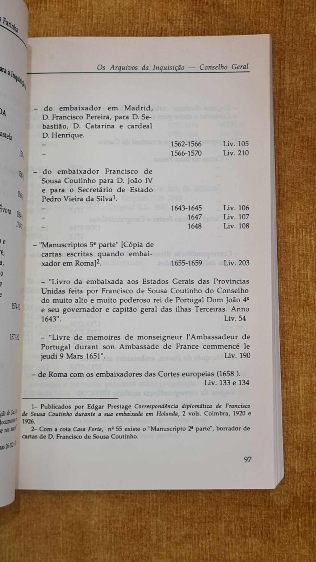 Os arquivos da Inquisição