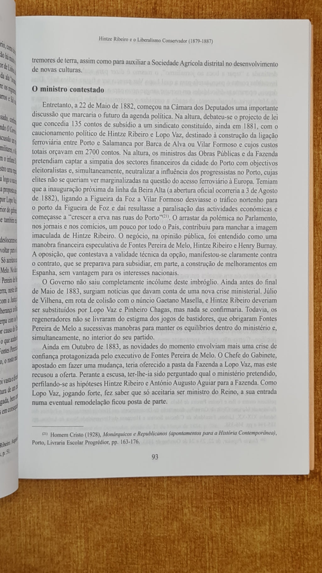 Proceedings of the Hintze Ribeiro Colloquium (1849-1907) From Regeneration to the Twilight of the Monarchy