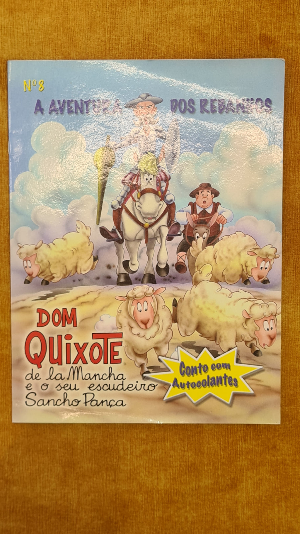 A aventura dos rebanhos - Dom Quixote de la Mancha e o seu escudeiro Sancho Pança 8