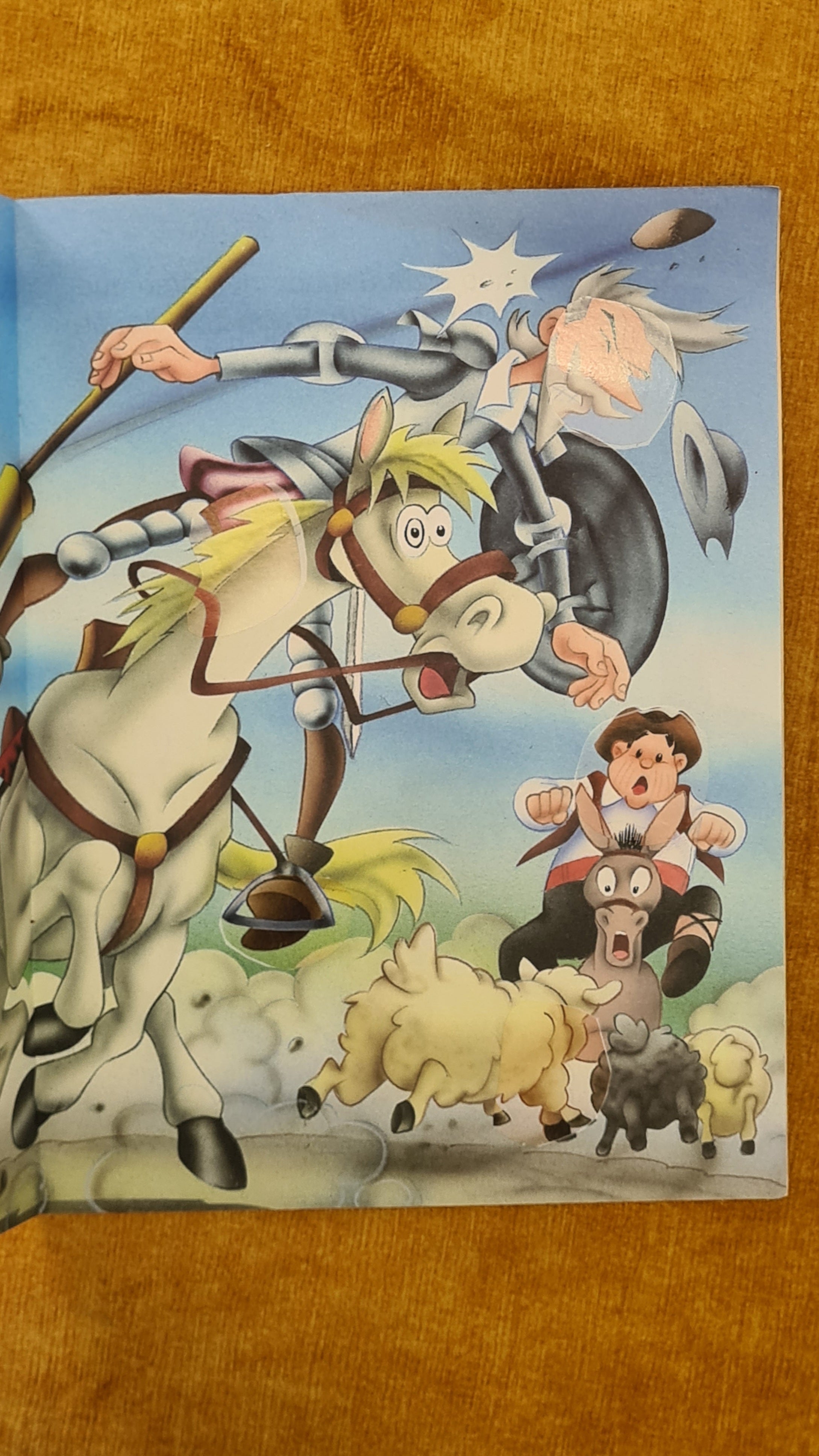The Adventure of the Flocks - Don Quixote de la Mancha and his squire Sancho Panza 8