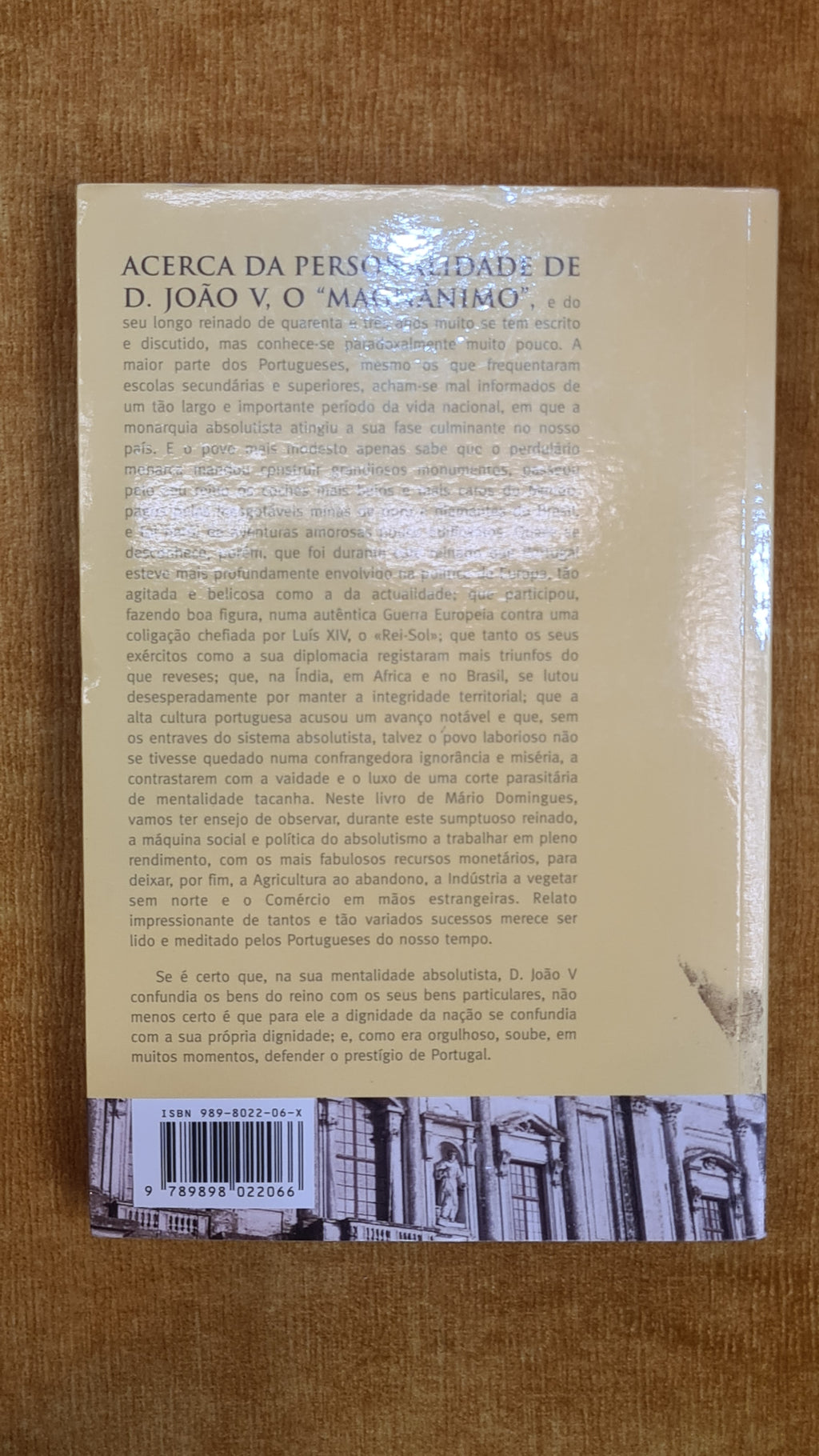 D. João V o homem e a sua época
