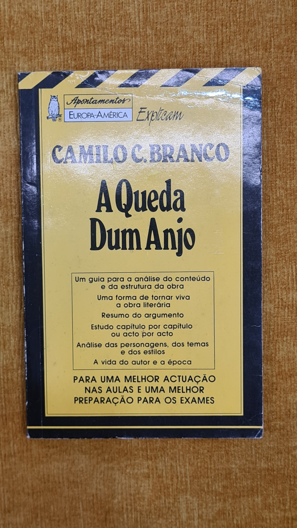 They explain The Fall of an Angel - Europa-América Notebooks Collection