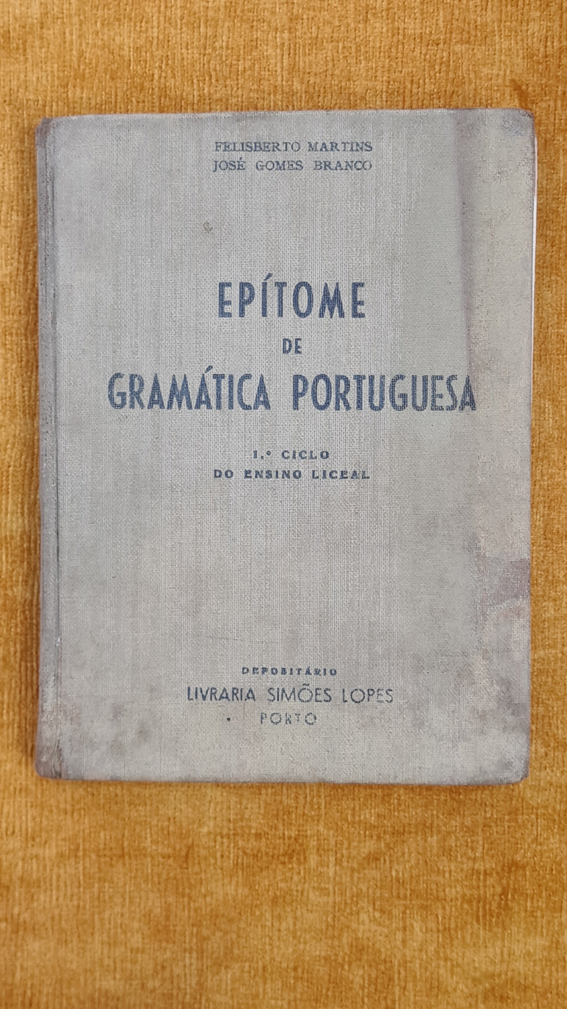 Epítome de Gramática Portuguesa 1 ciclo