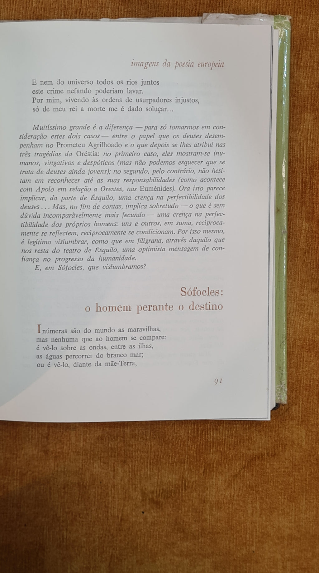 Imagens da poesia Europeia