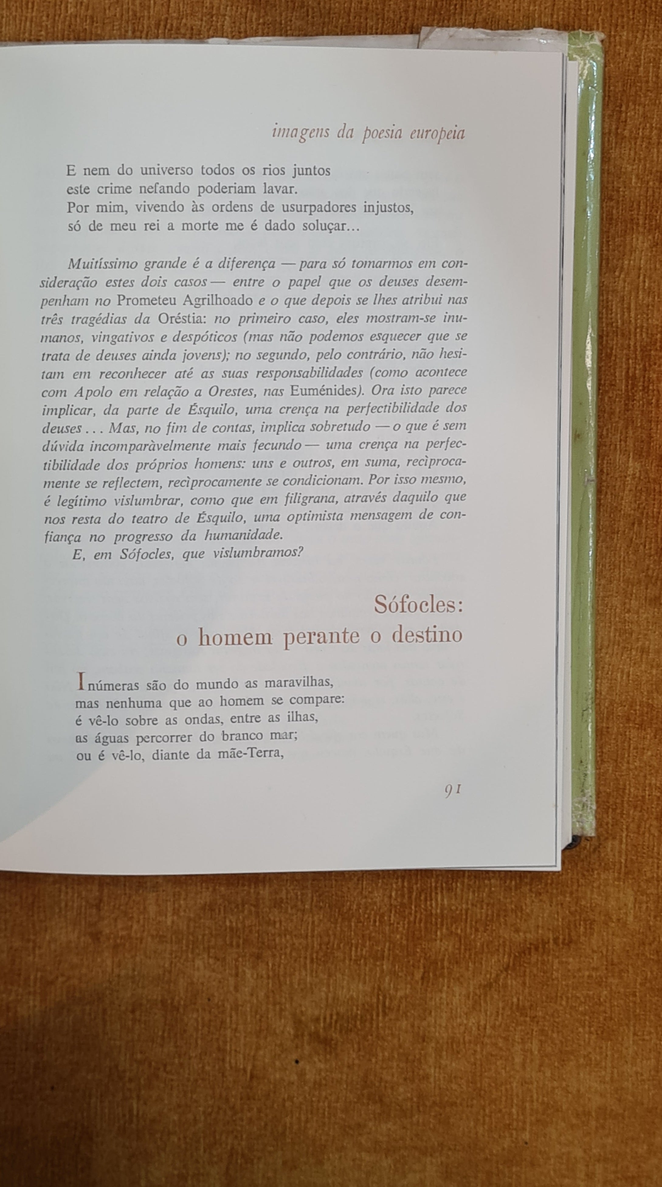 Imagens da poesia Europeia
