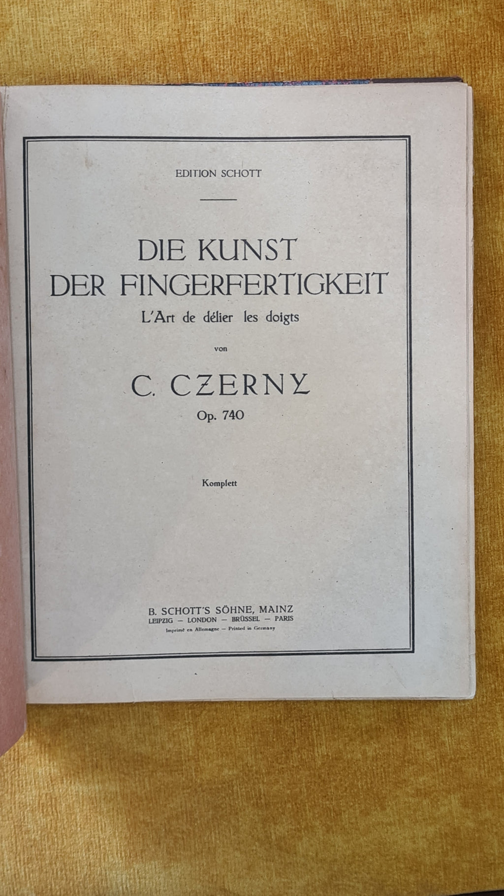 Die kunst der fingerfertigkeit