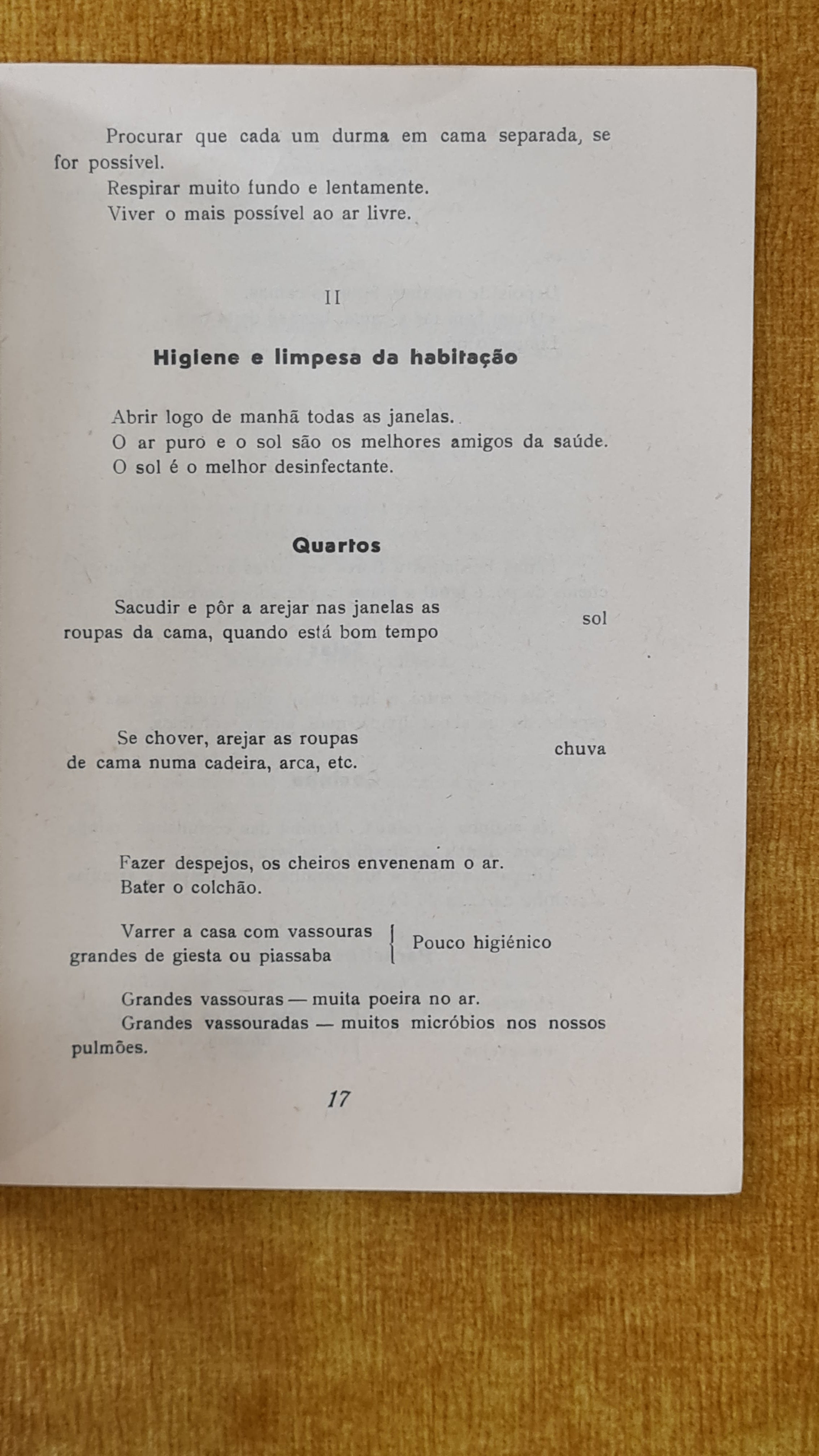 Home Nursing and Hygiene Programs for the Social Centers of the Casas do Povo
