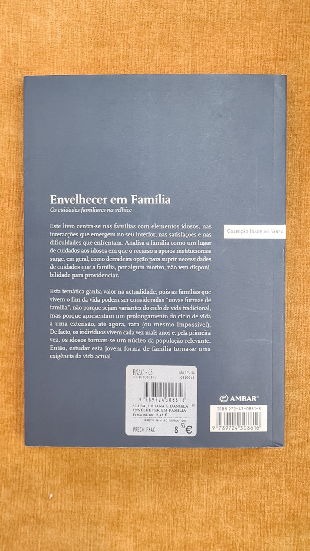 Envelhecer em família - os cuidados familiares na velhice
