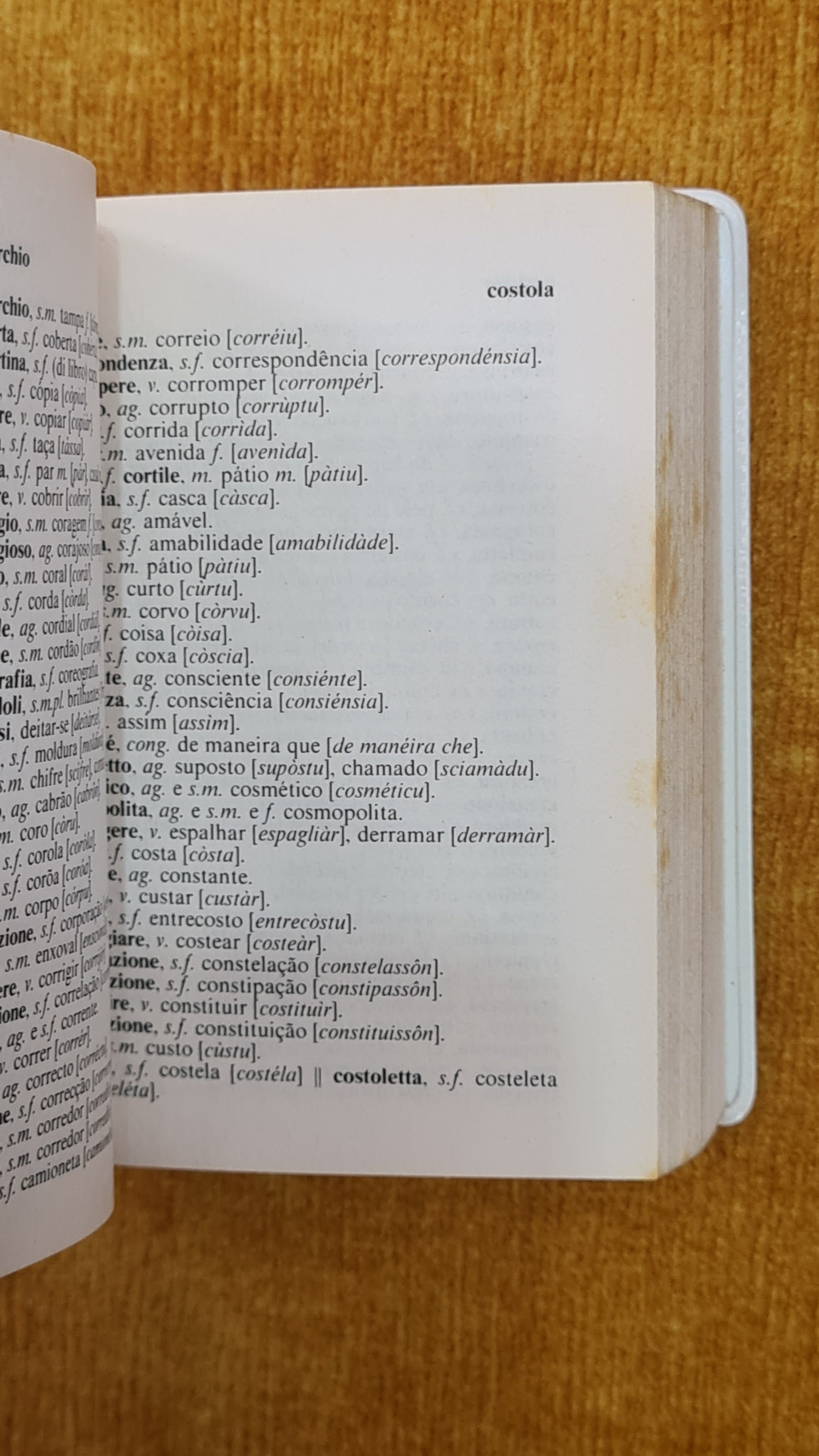 Italian Portuguese - Portuguese Italian Dictionary