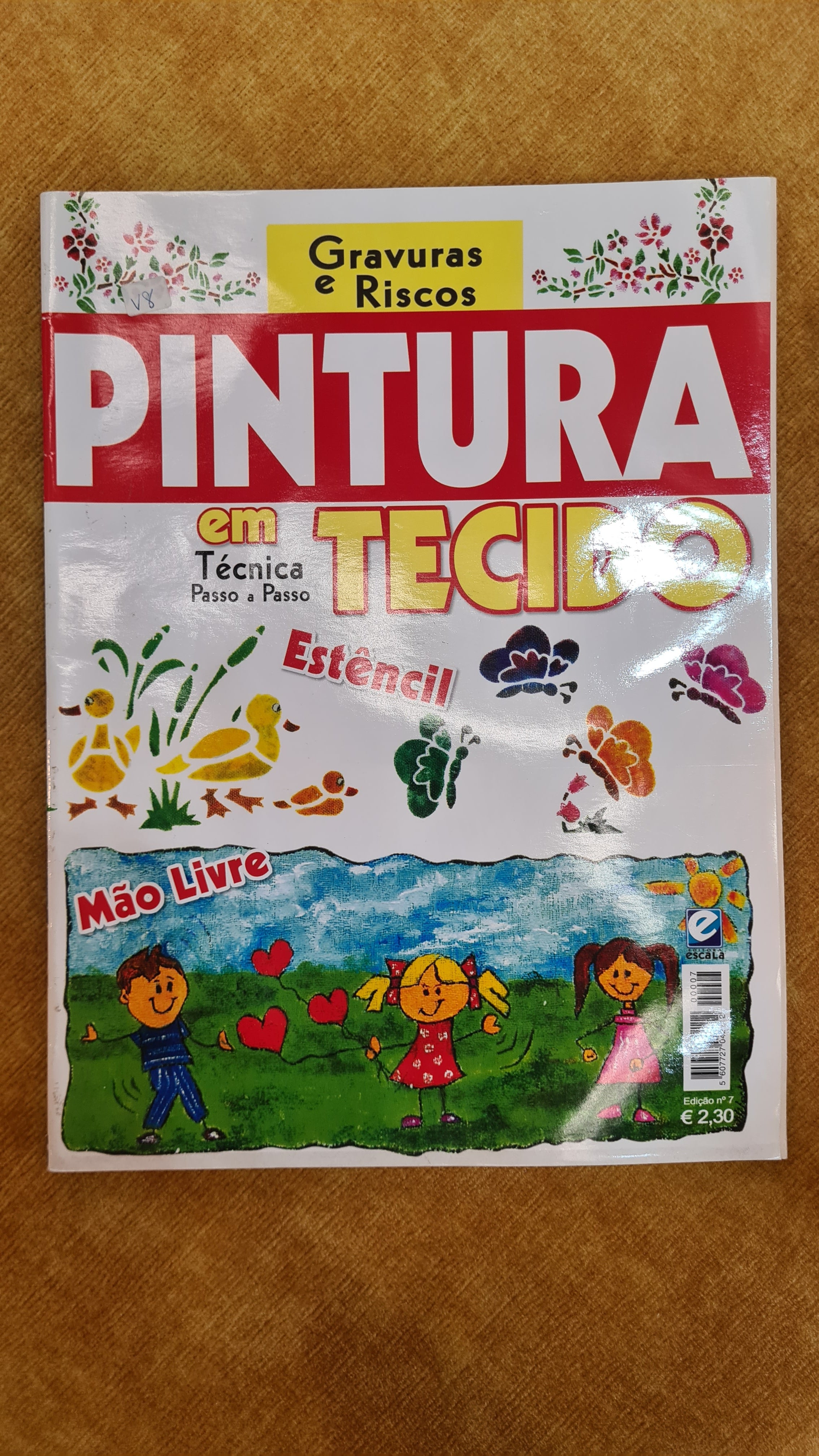 Pintura em tecido - Gravuras e Riscos 7