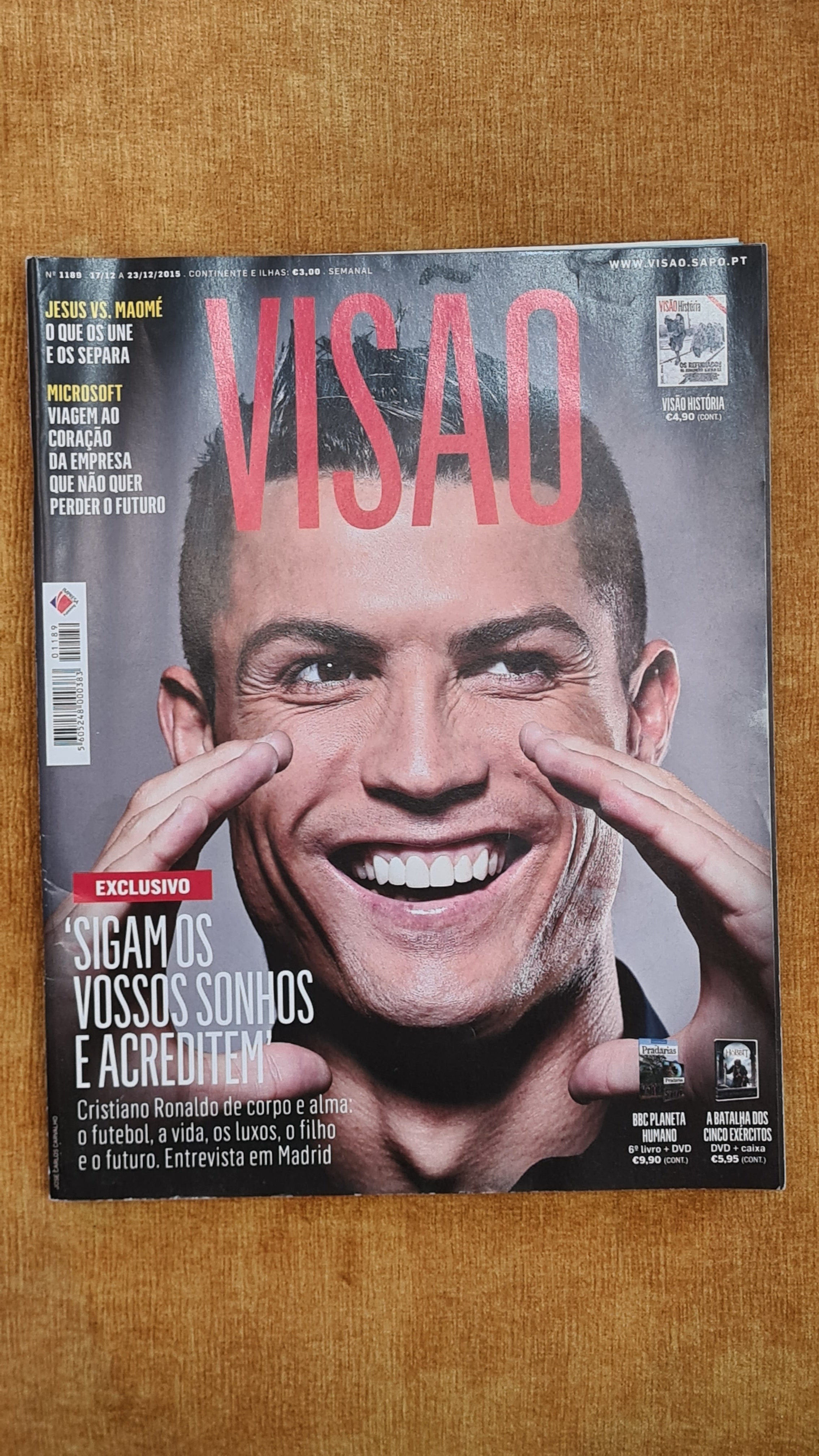 Visão nº 1189 - 'Sigam os vossos sonhos e acreditem'