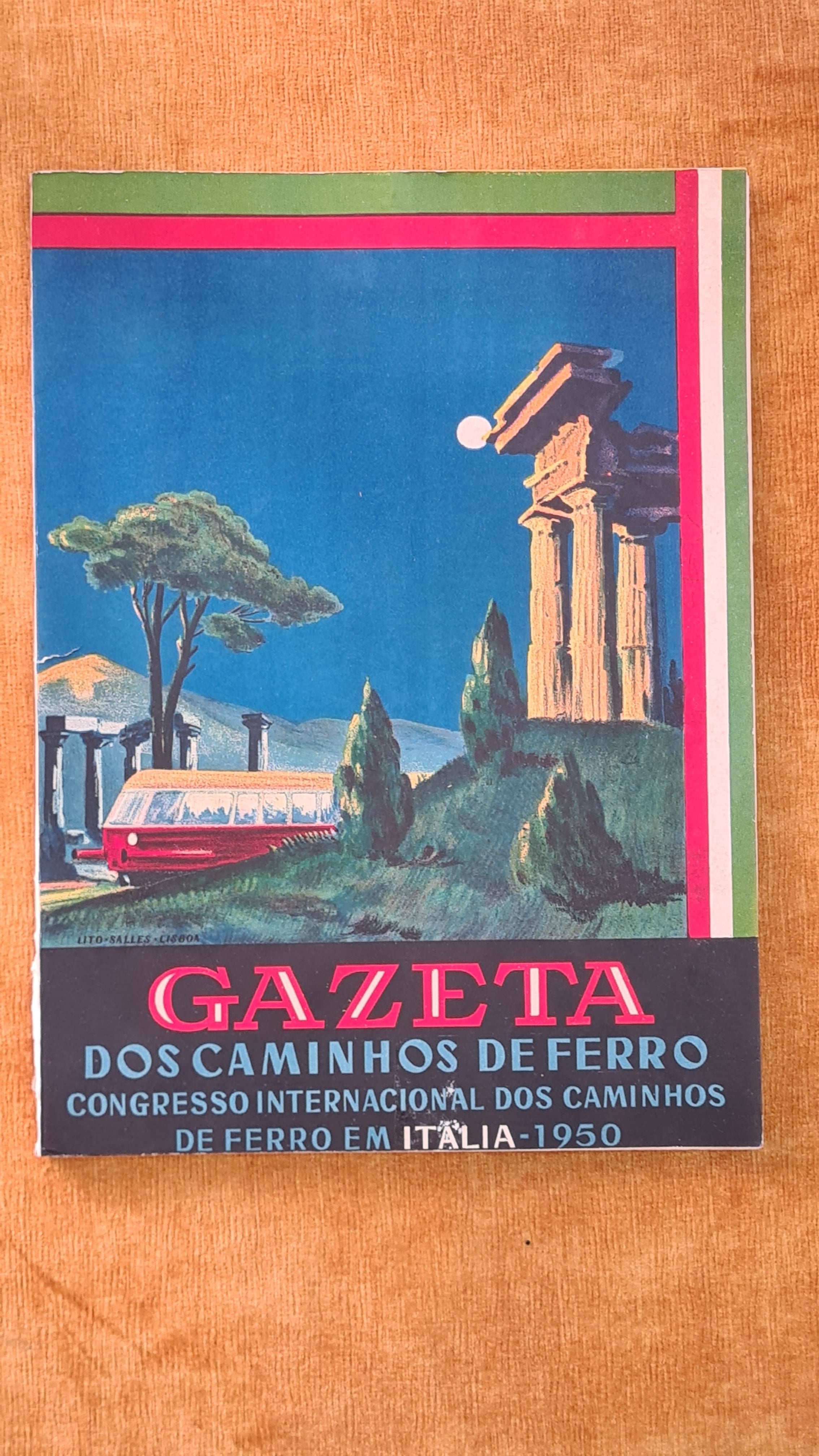 Gazette of the railways - international railway congress in Italy 1950