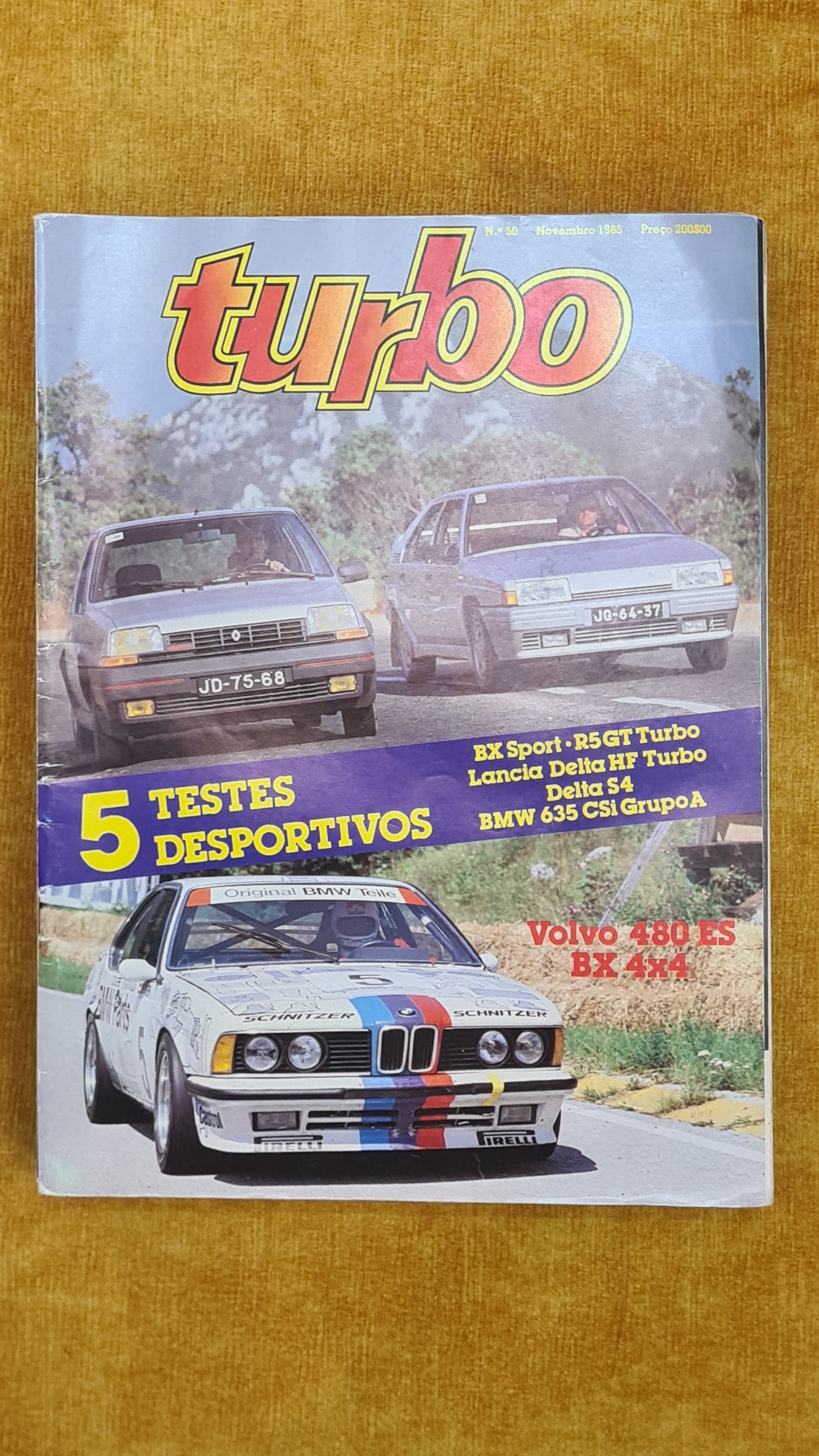 Turbo nº50 - 5 testes desportivos