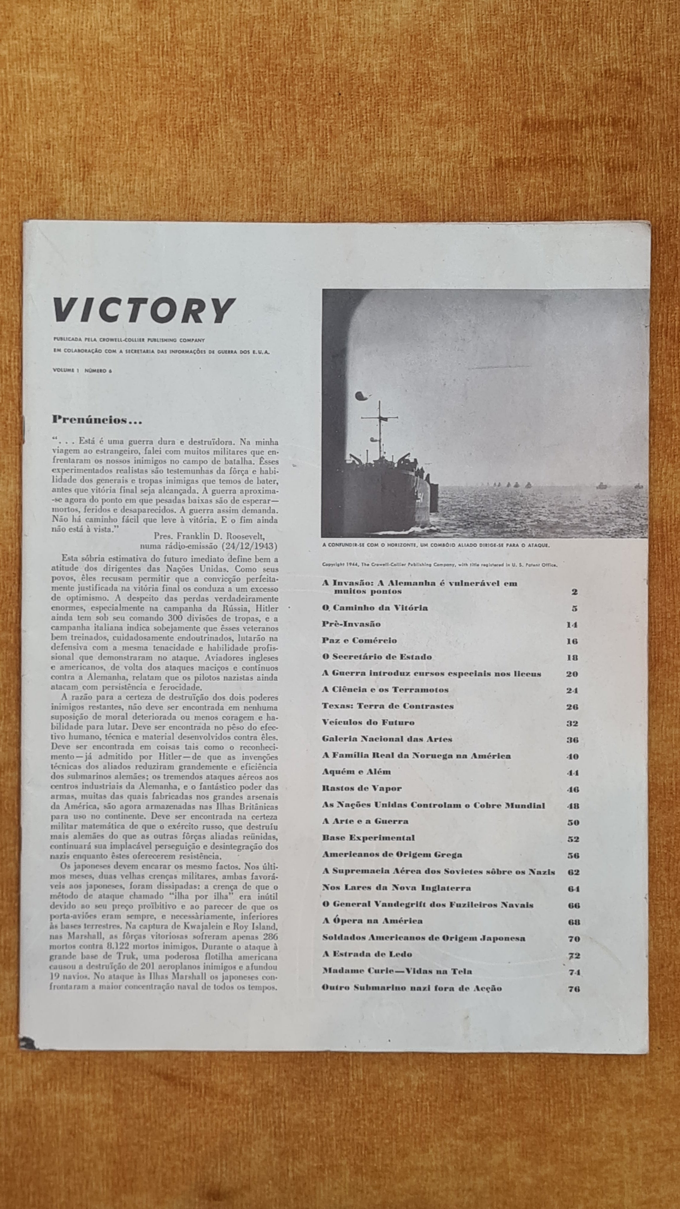 Victory, vol. 1, no. 6