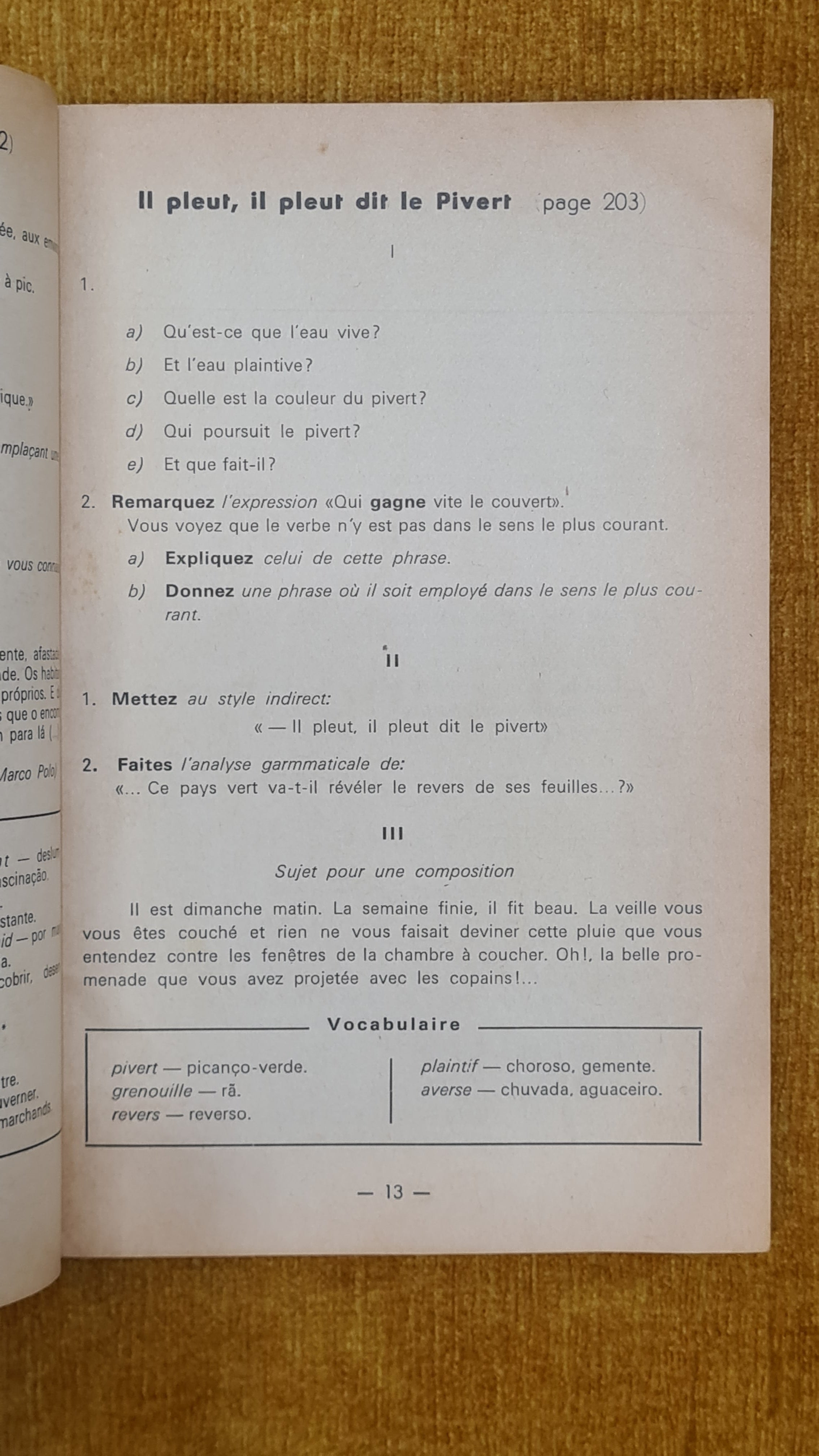 Exercises and Vocabulary - NOBEL Collection (5th Year of Lycée)