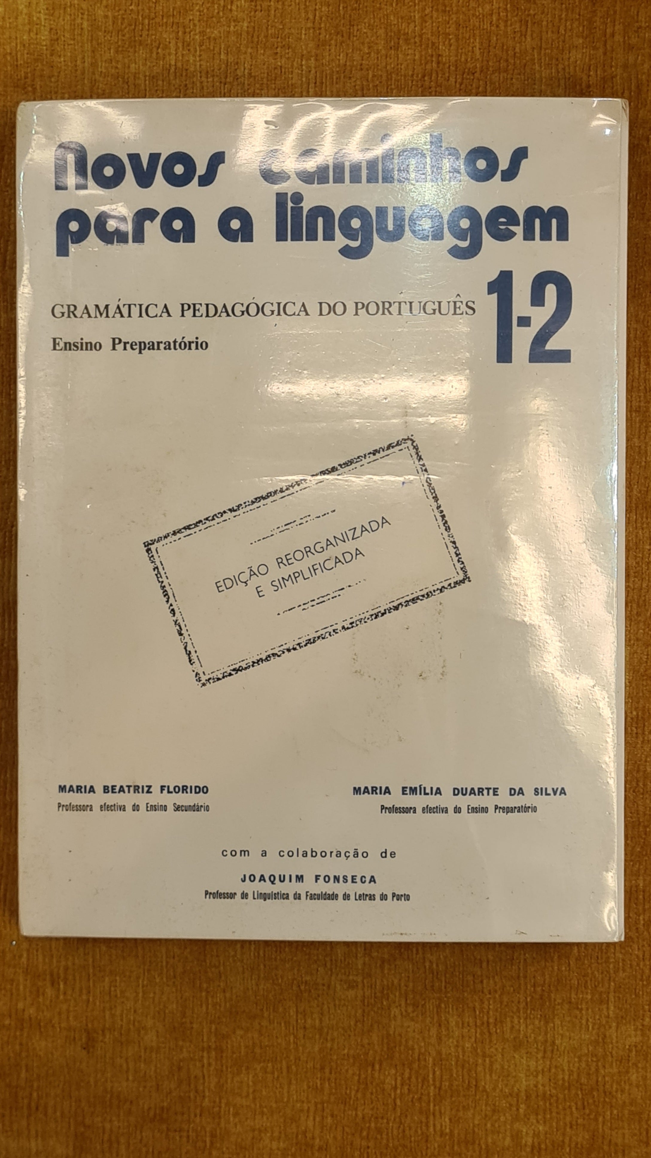 Novos caminhos para a linguagem 1-2 - Ensino Preparatório