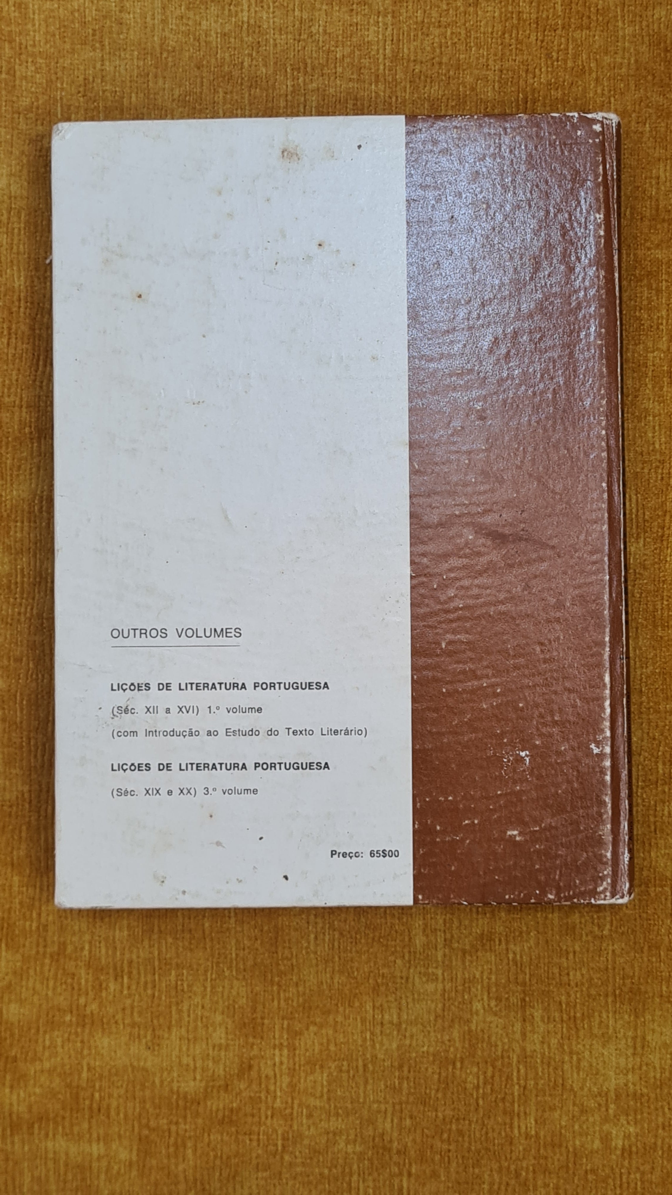 Lições de literatura portuguesa 2º volume
