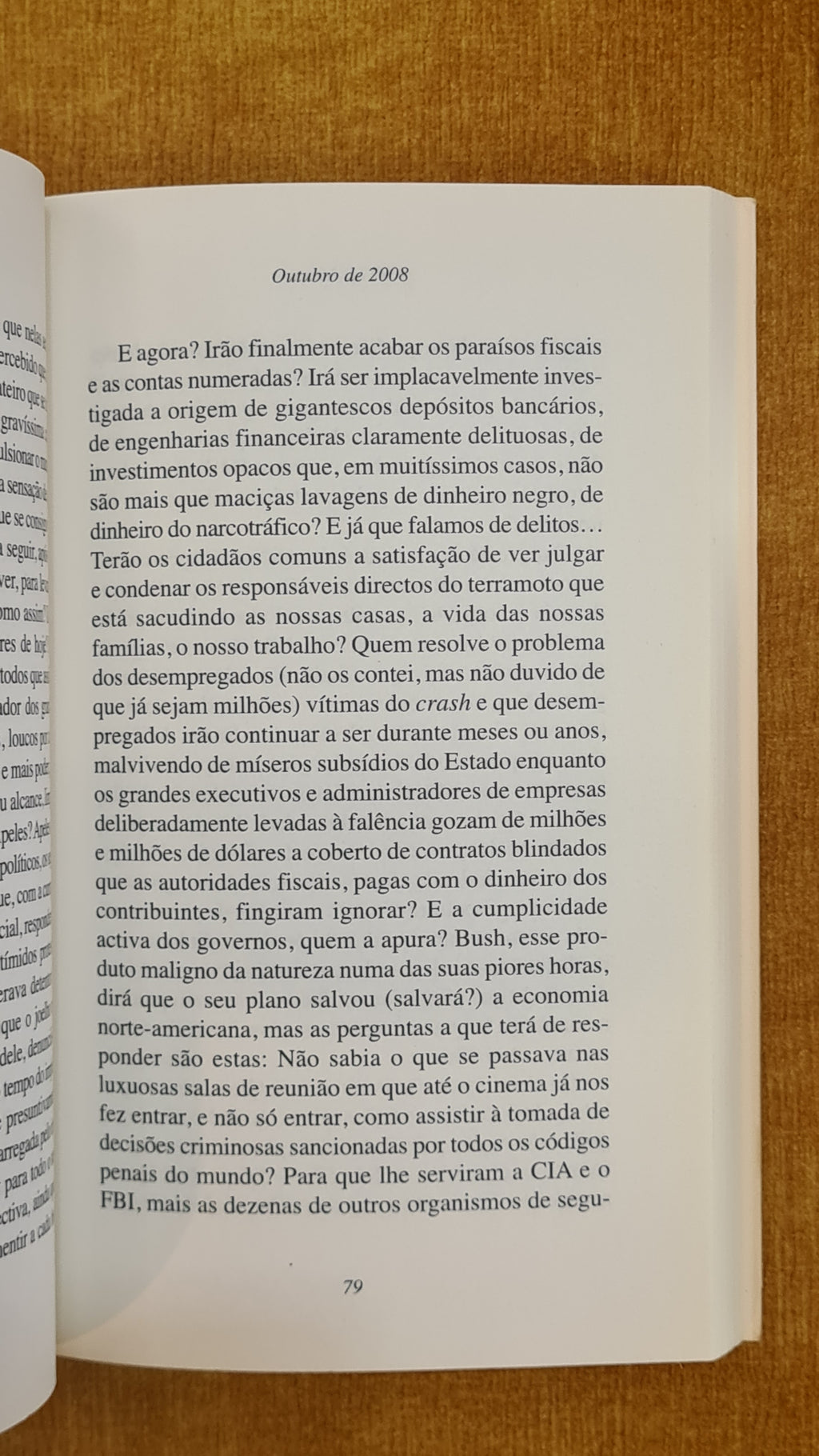 O caderno