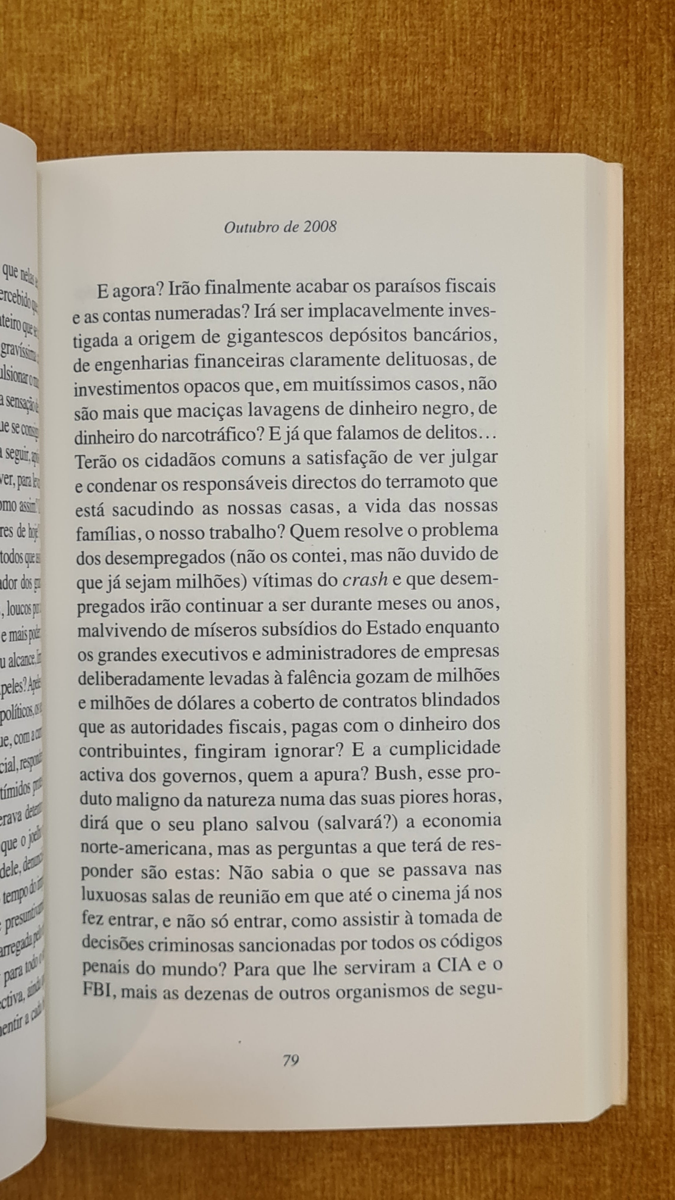 O caderno