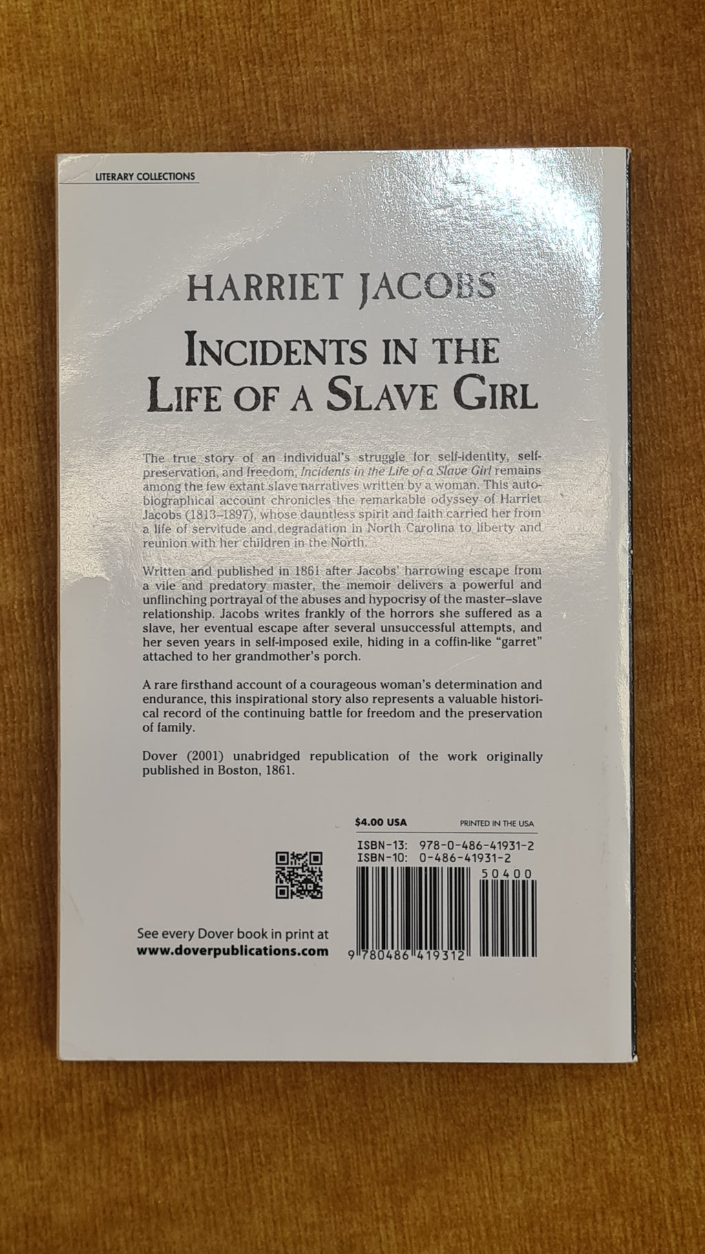 Incidents in the life of a slave girl