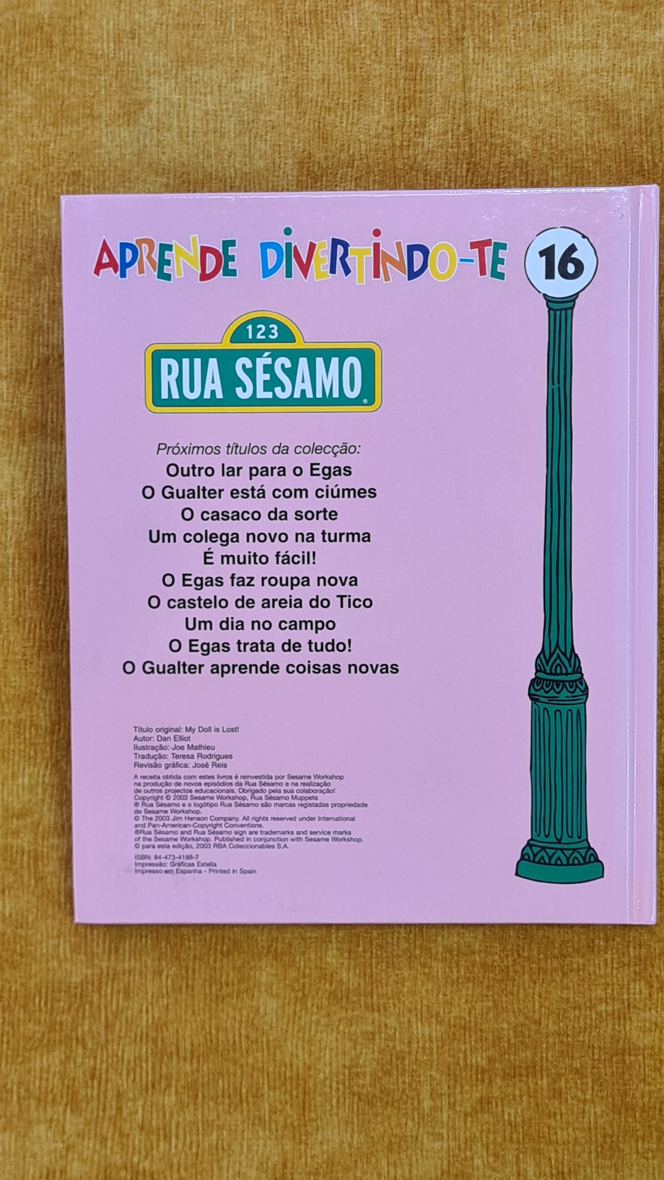 Onde está o meu boneco? - Rua Sésamo 16