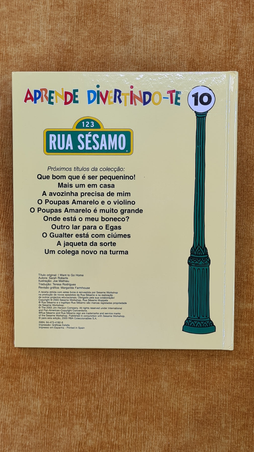 O Poupas amarelo vai de férias - Rua Sésamo 10