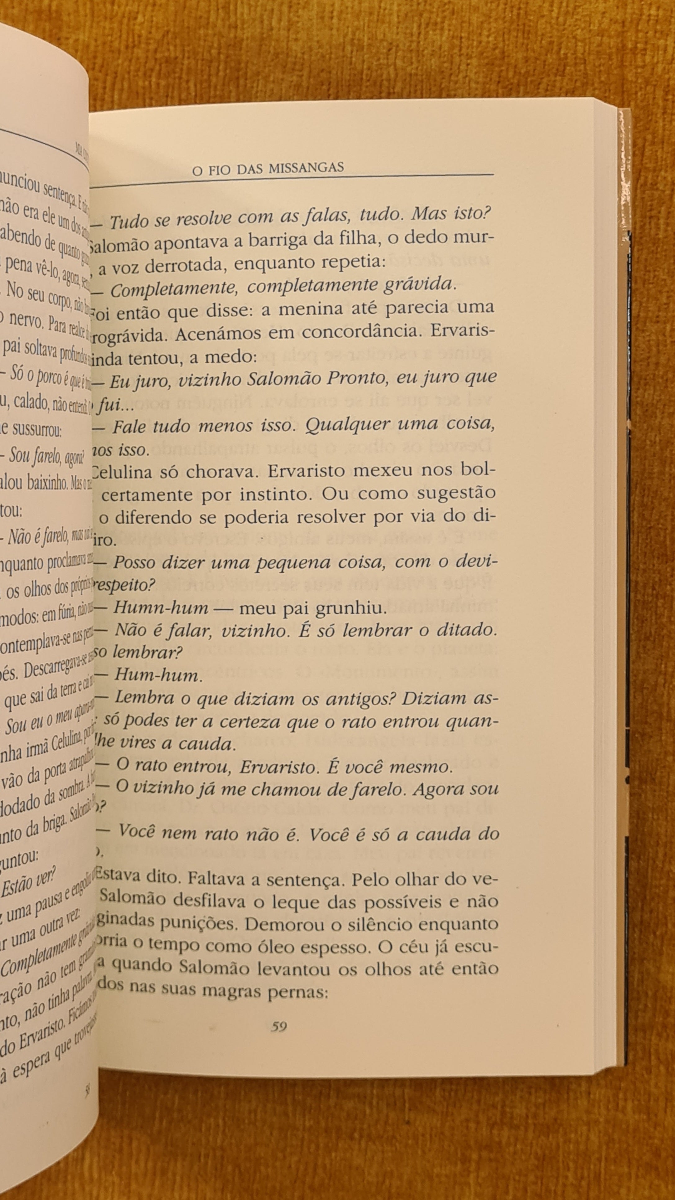 O fio das missangas