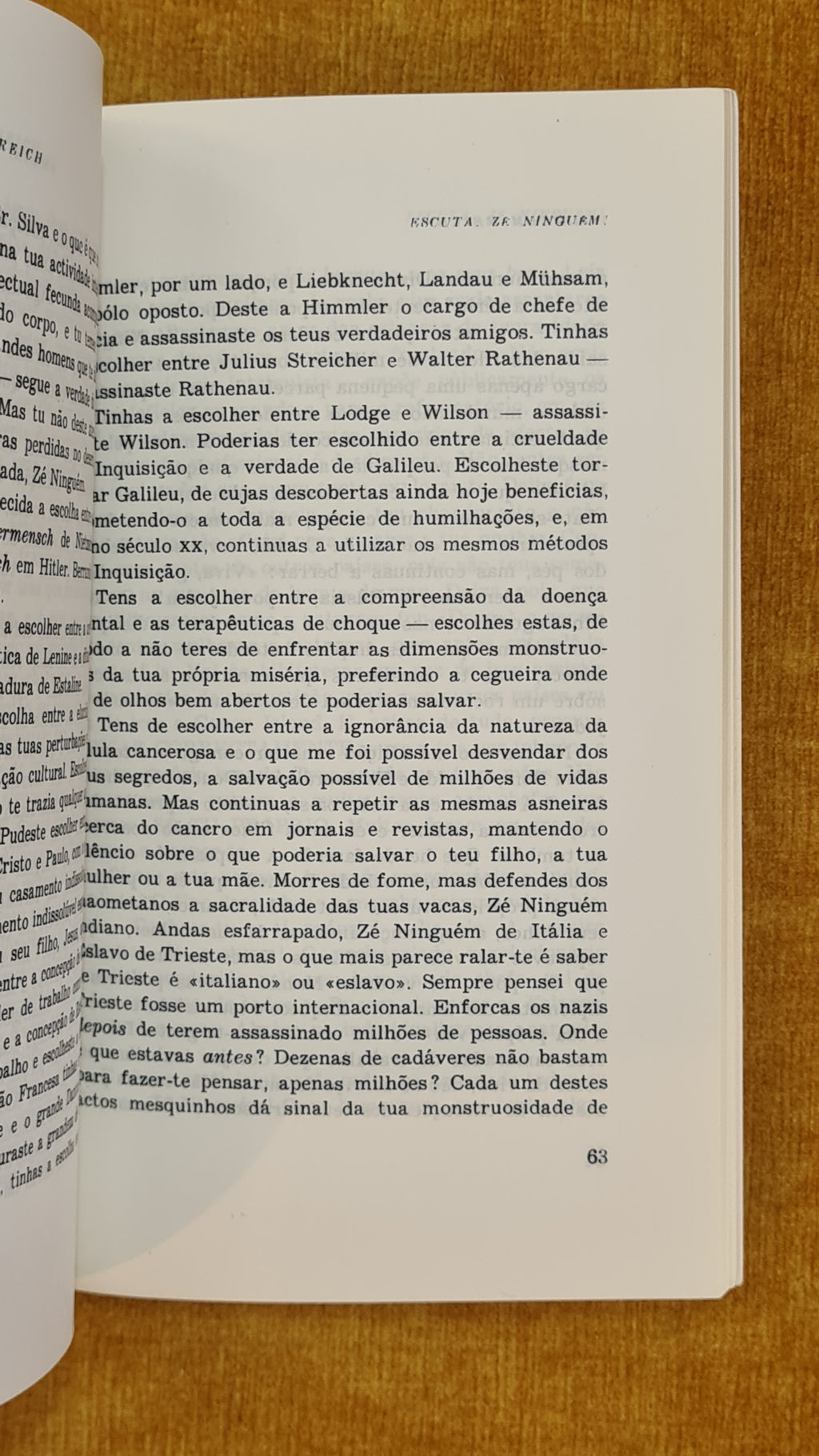 Escuta, Zé ninguém!
