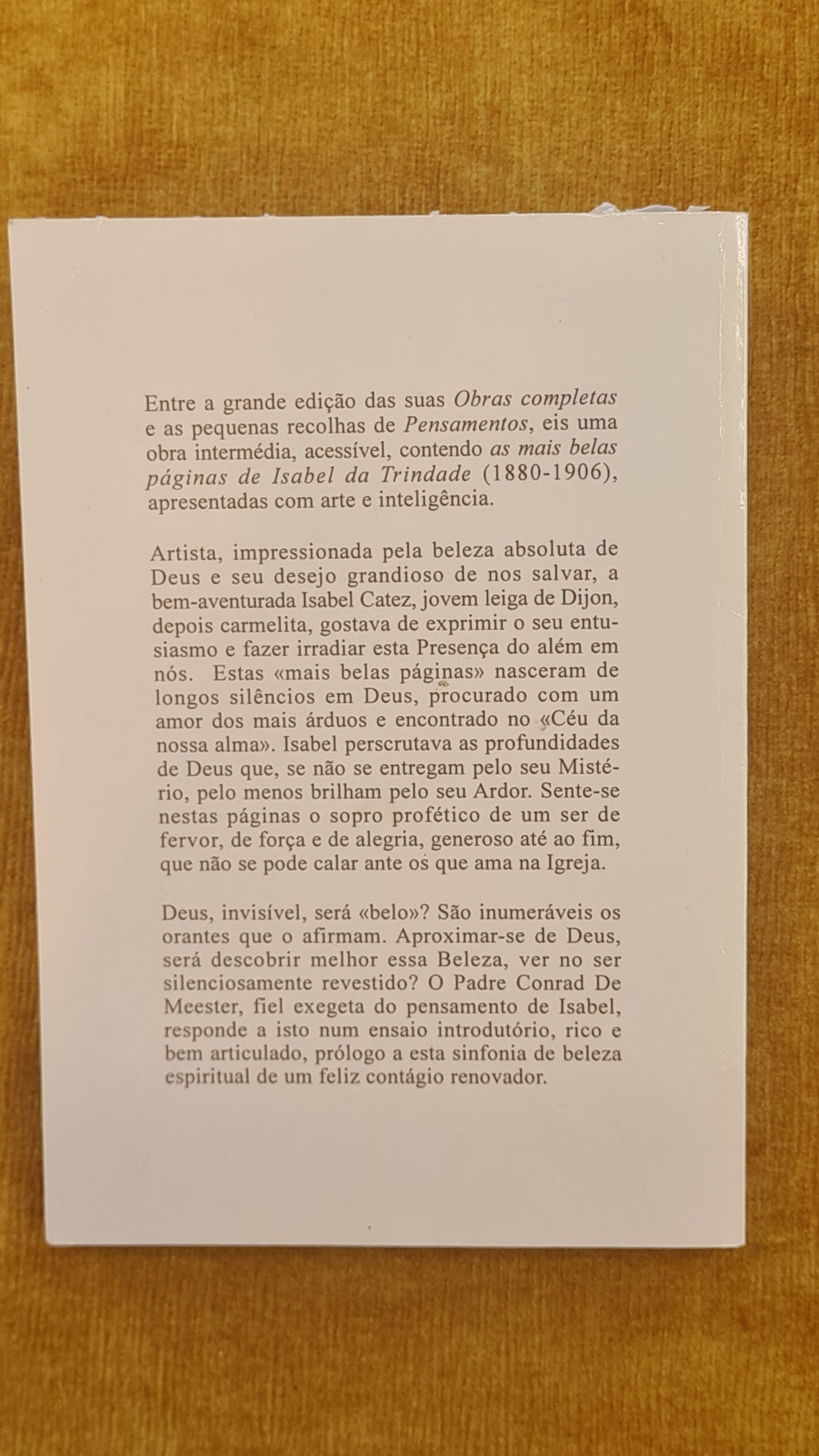 The most beautiful pages of Isabel da Trindade