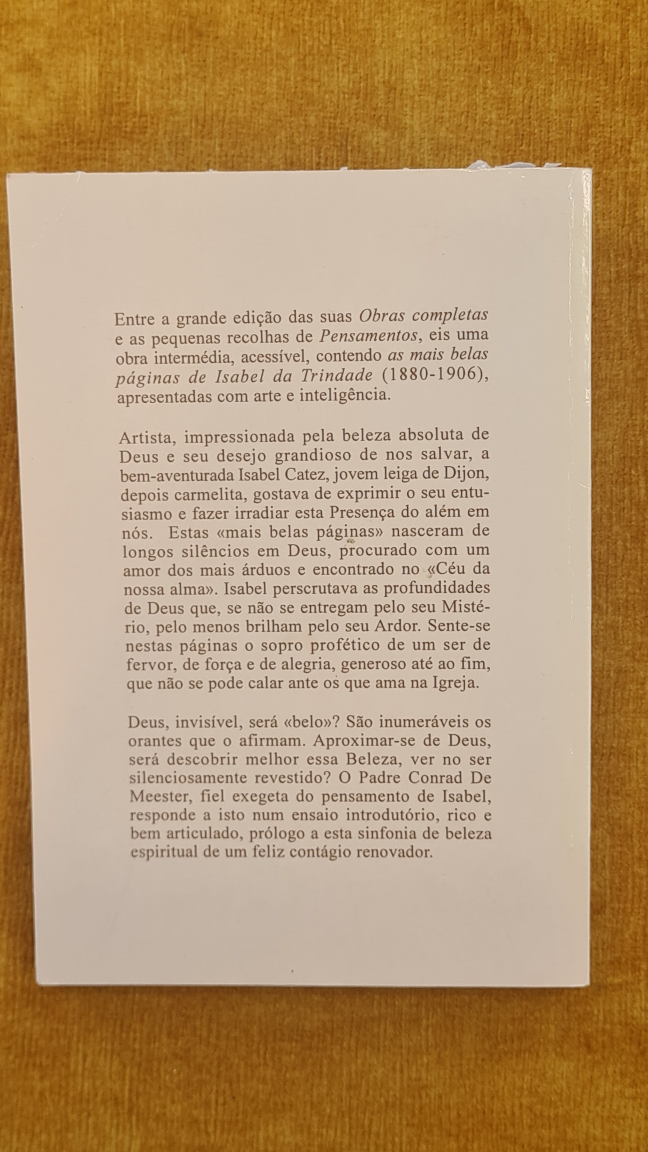 The most beautiful pages of Isabel da Trindade