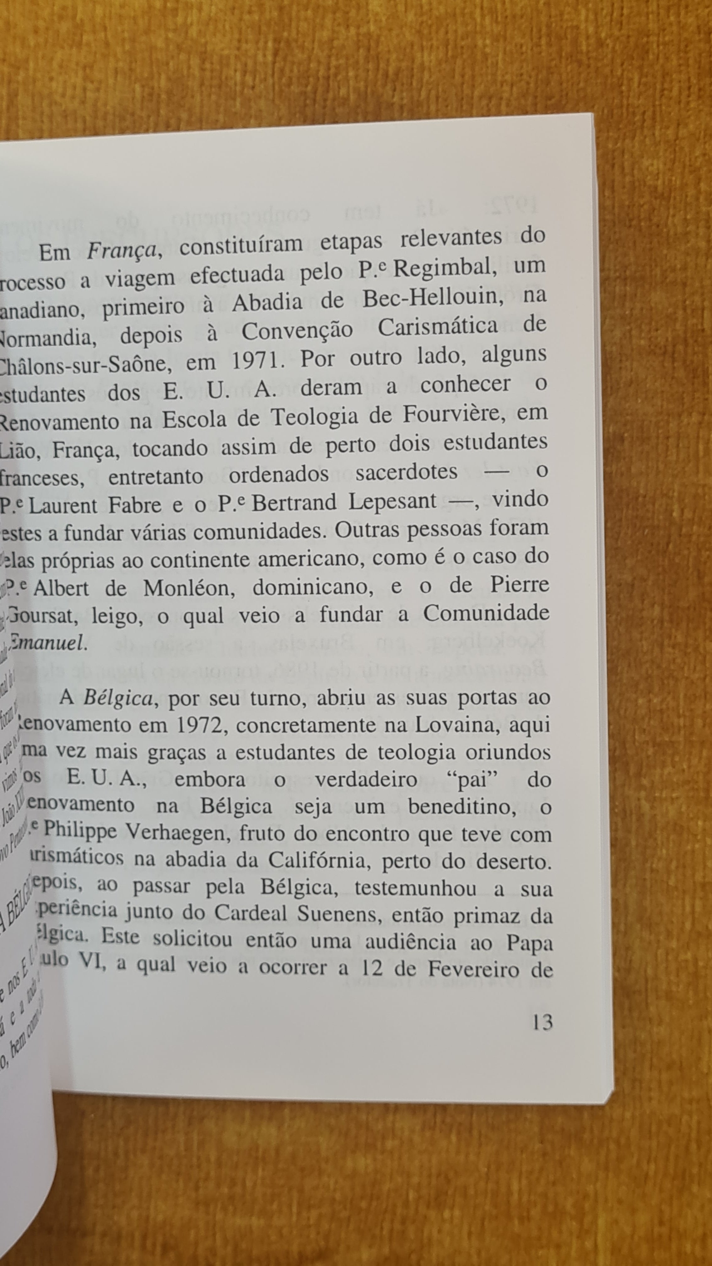 O renovamento carismático