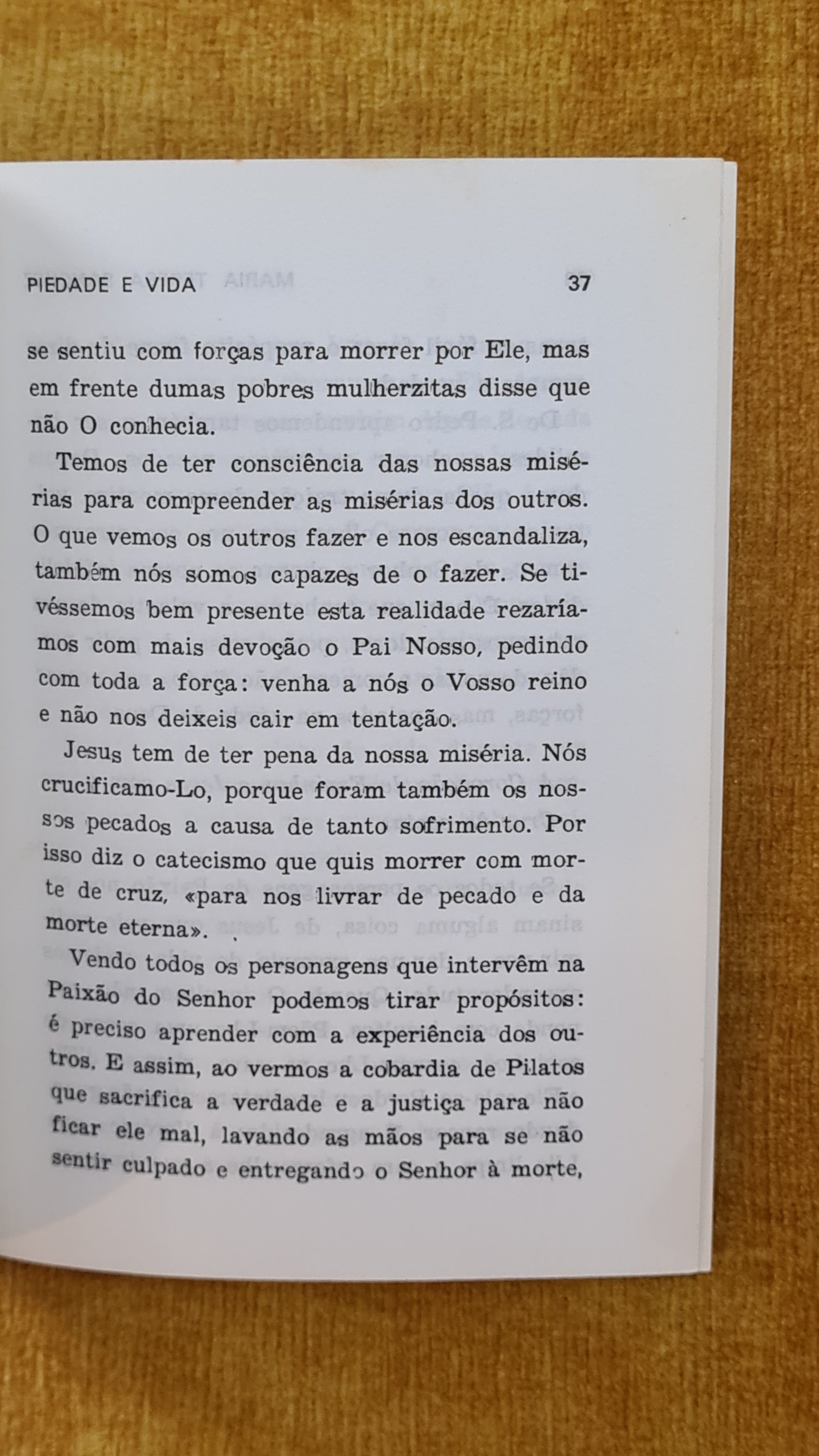 Piedade e Vida / O tesouro da fé - Cadernos Prumo 5