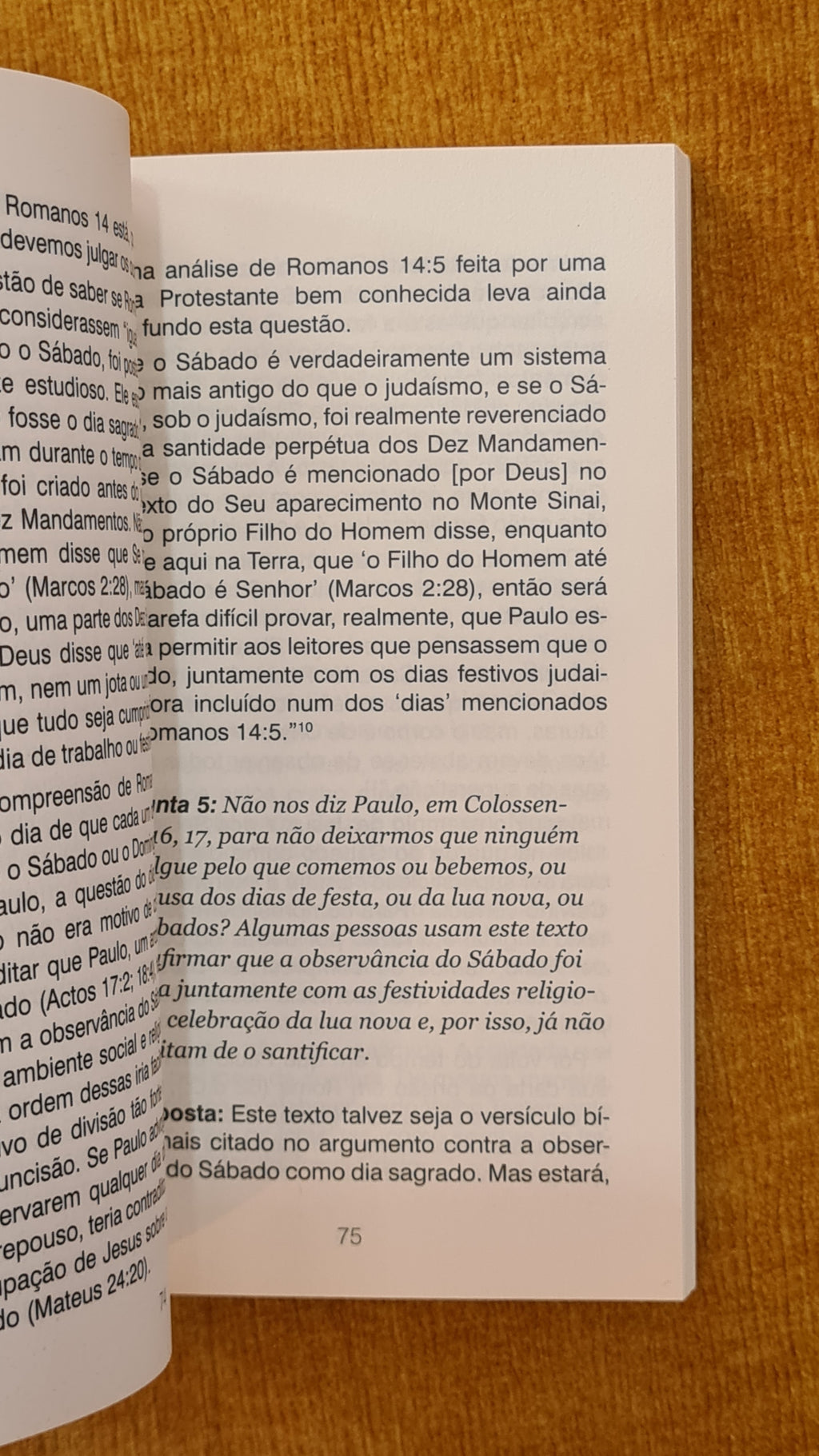 Um tempo para si [para quê?/Porquê?]