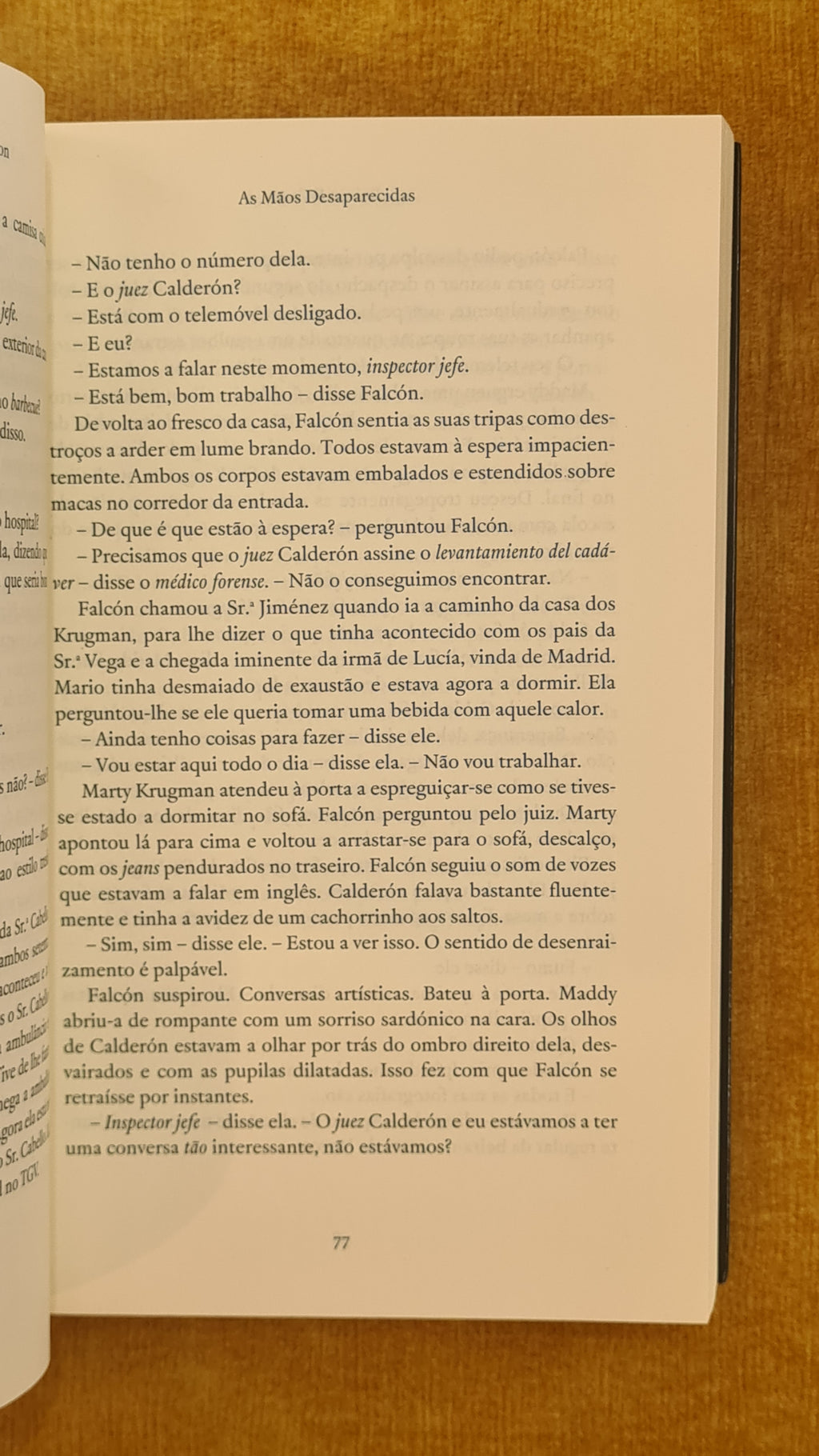 As mãos desaparecidas