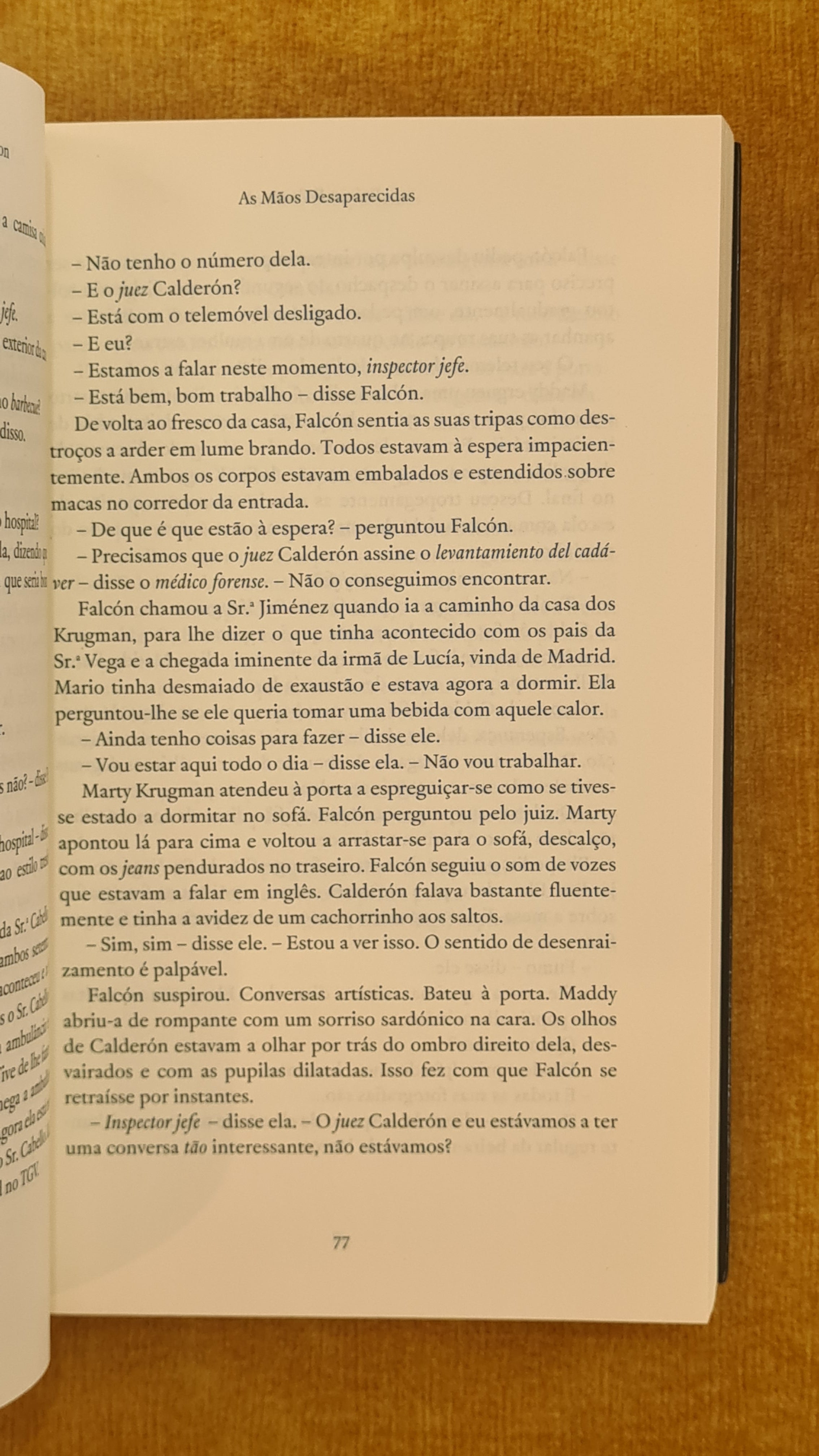As mãos desaparecidas