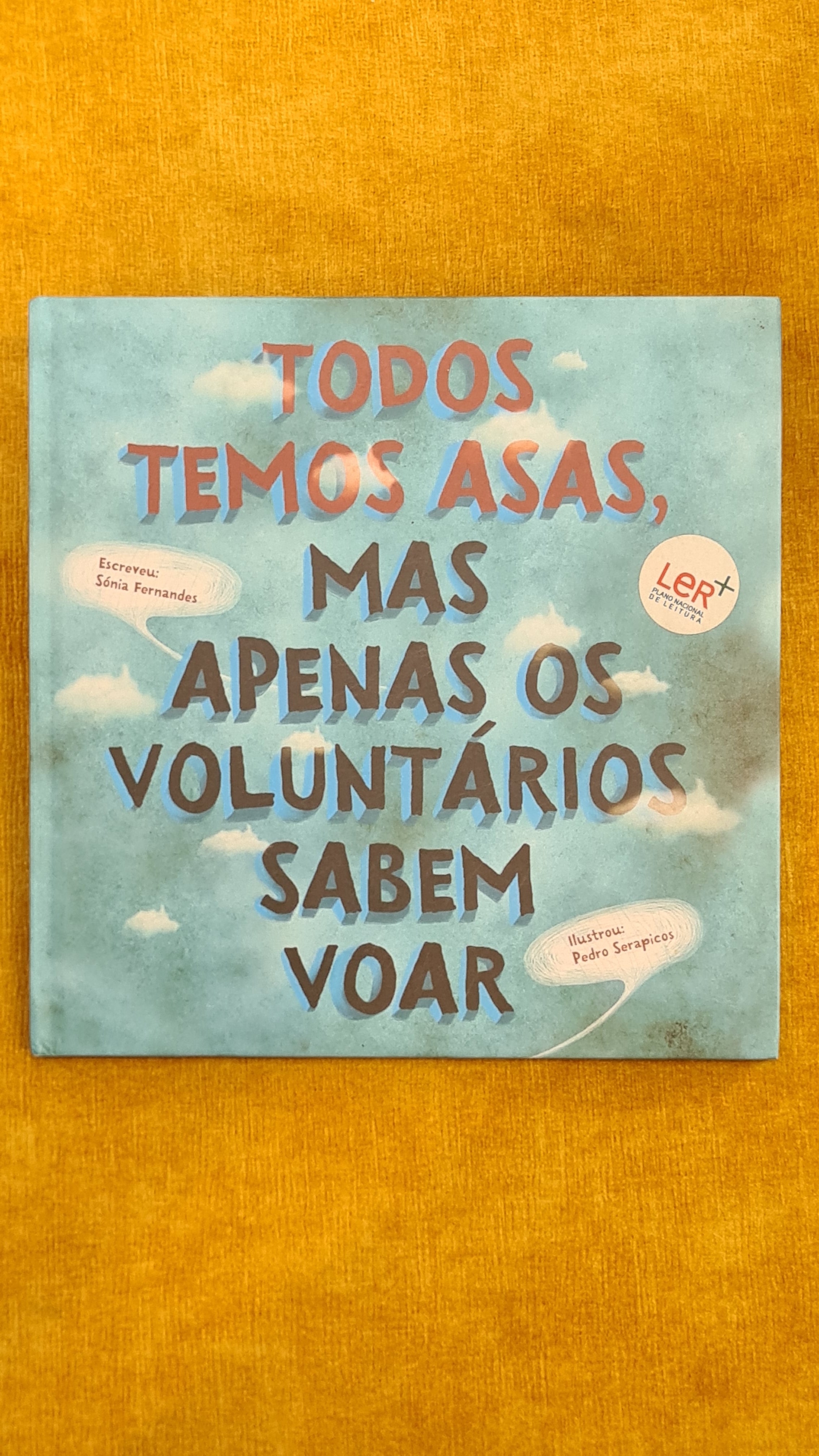 Todos temos asas, mas apenas os voluntários sabem voar
