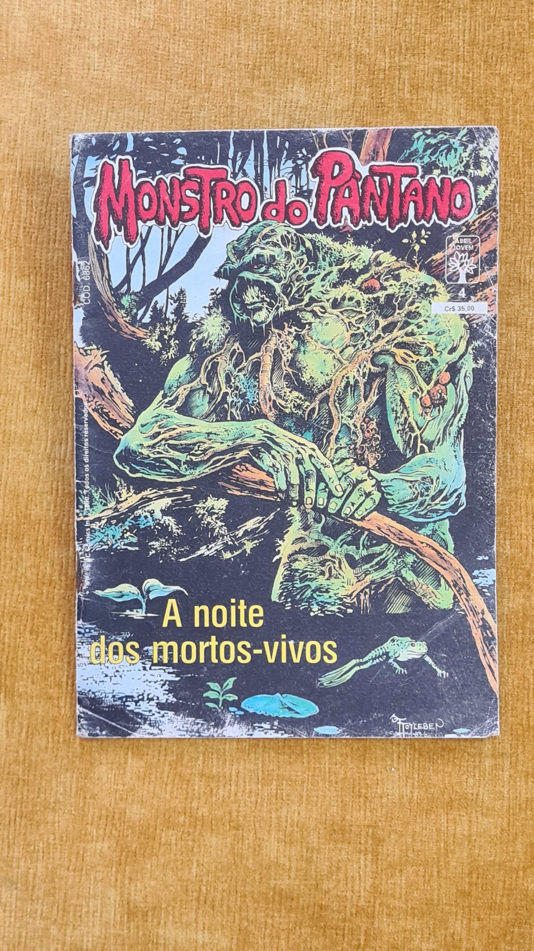 A noite dos mortos-vivos - Monstro do Pântano nº4