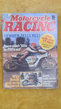 Motorcycle racing May 1978