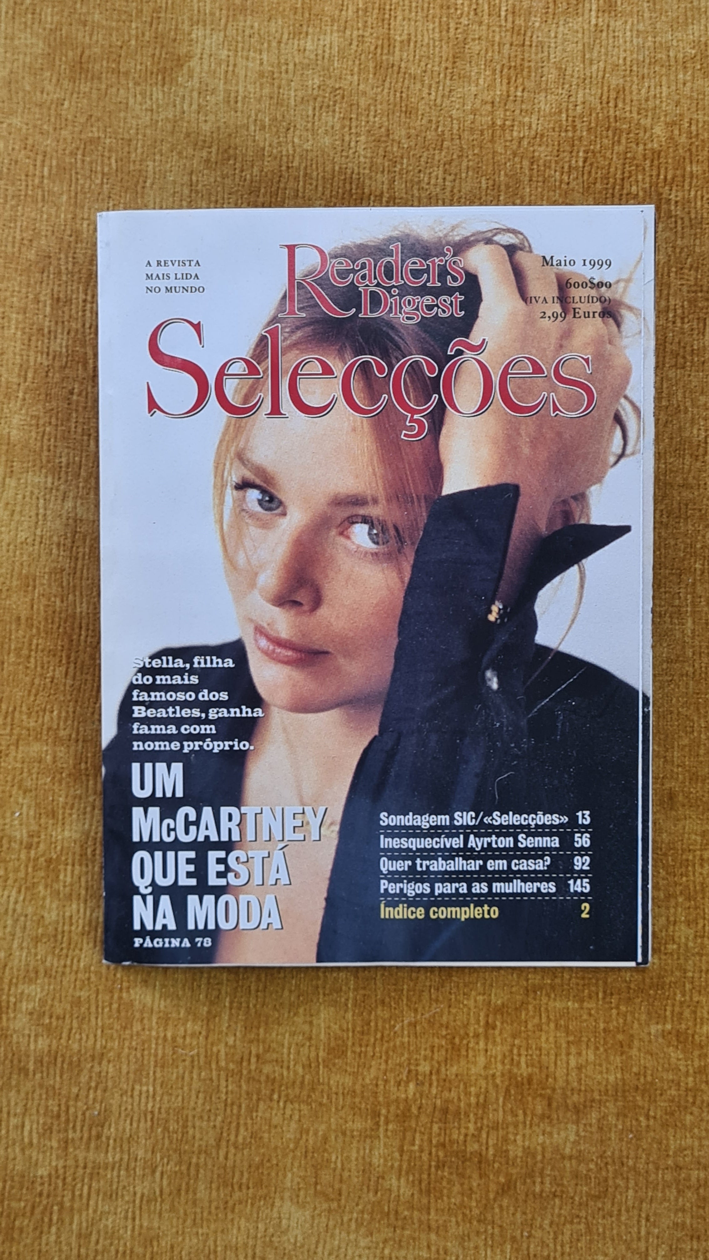 Selecções Maio 1999 - Um McCartney que está na moda
