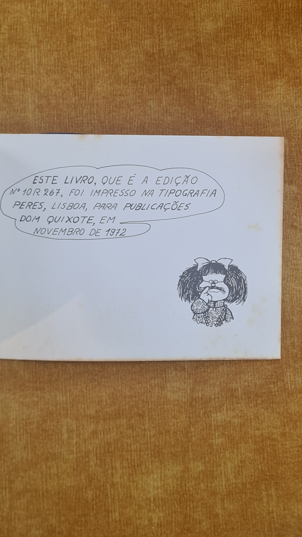 É sempre a mesma coisa, Mafalda!