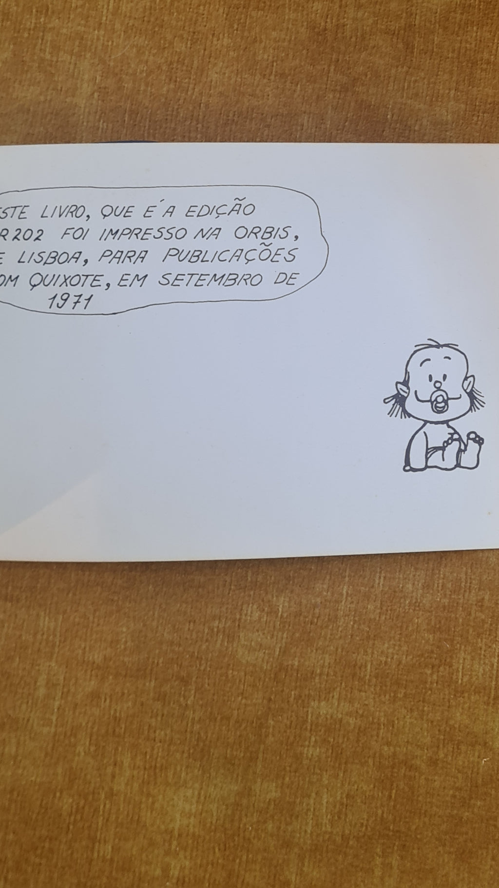 Mafalda vai ter um irmão