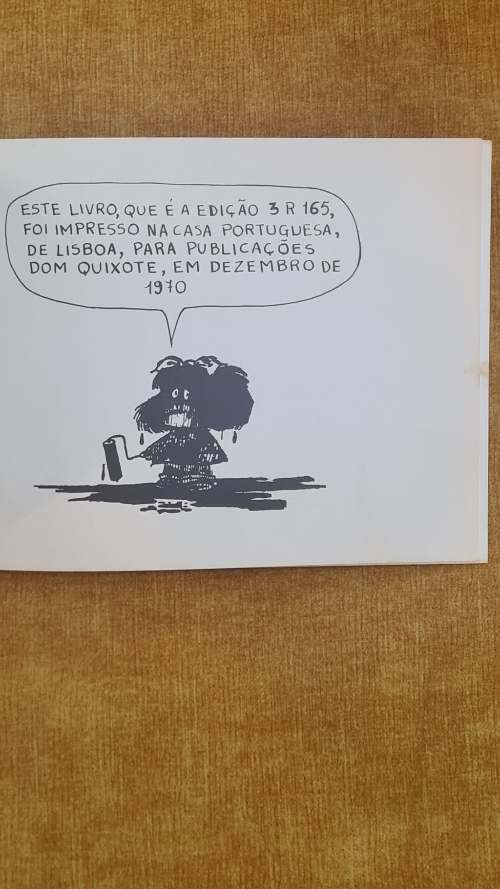 Assim vai o mundo, Mafalda!