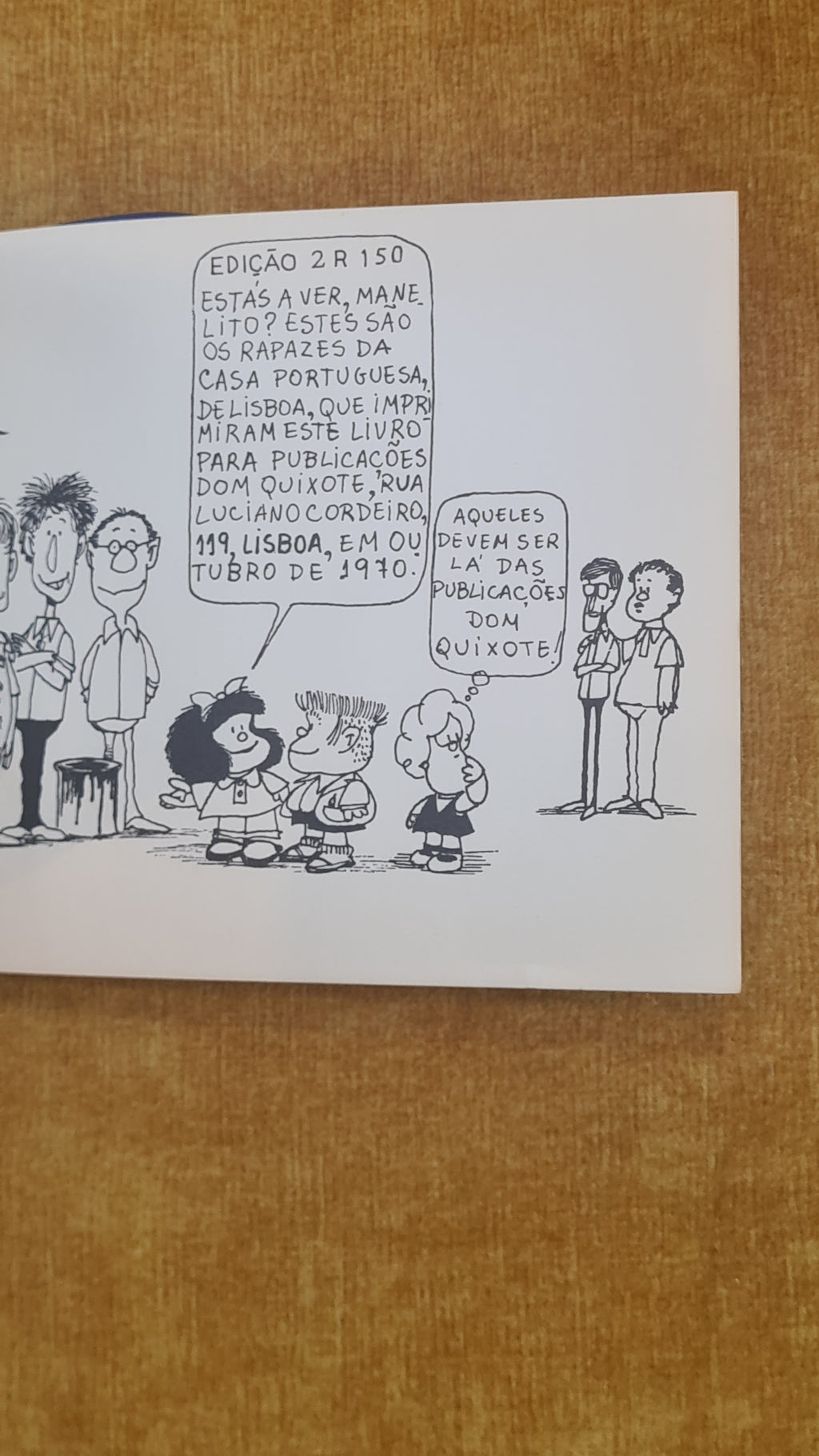 Lá vem a Mafalda outra vez