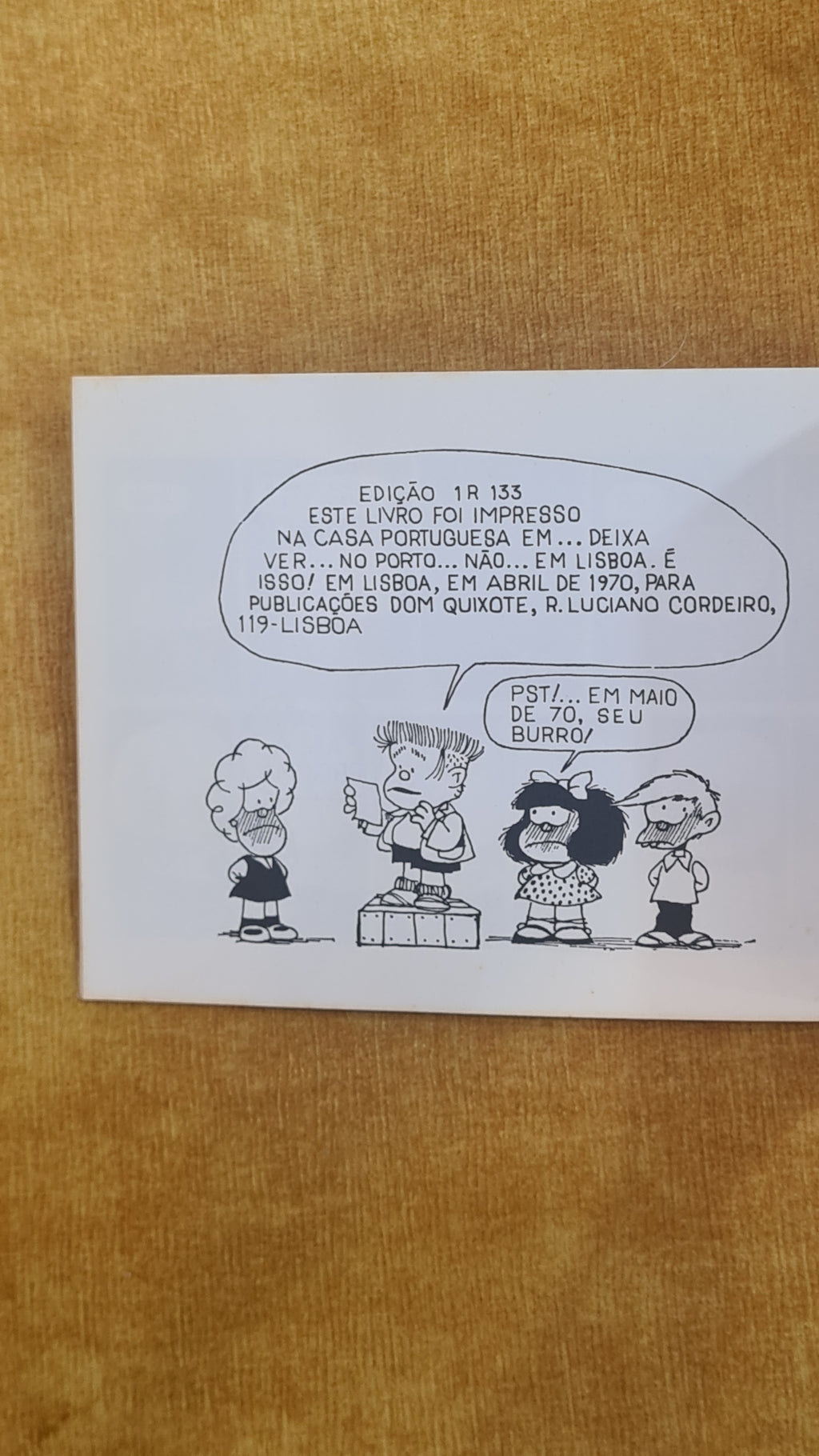Mafalda a contestatária